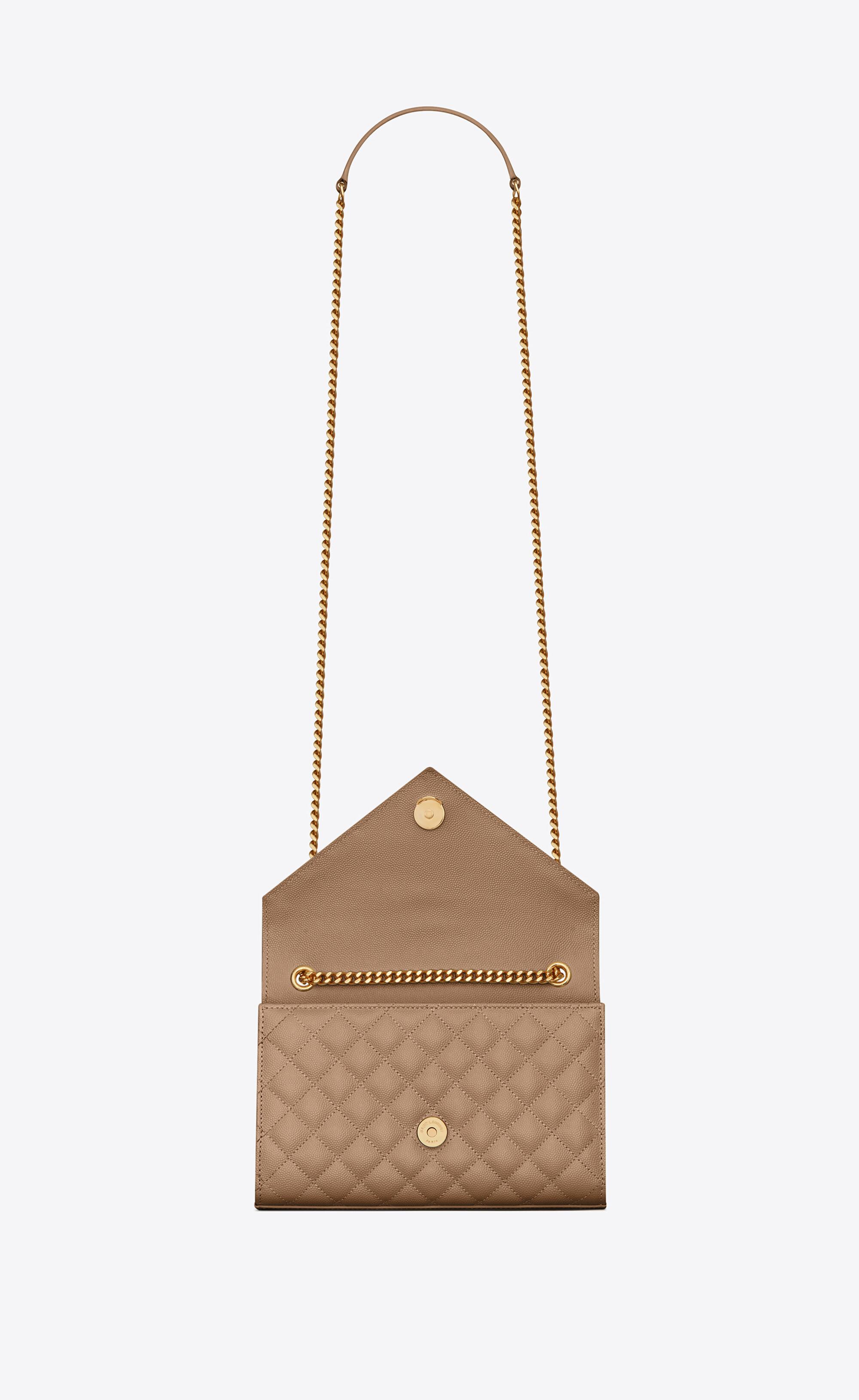 Envelope small bag in grain de 2024 poudre embossed leather