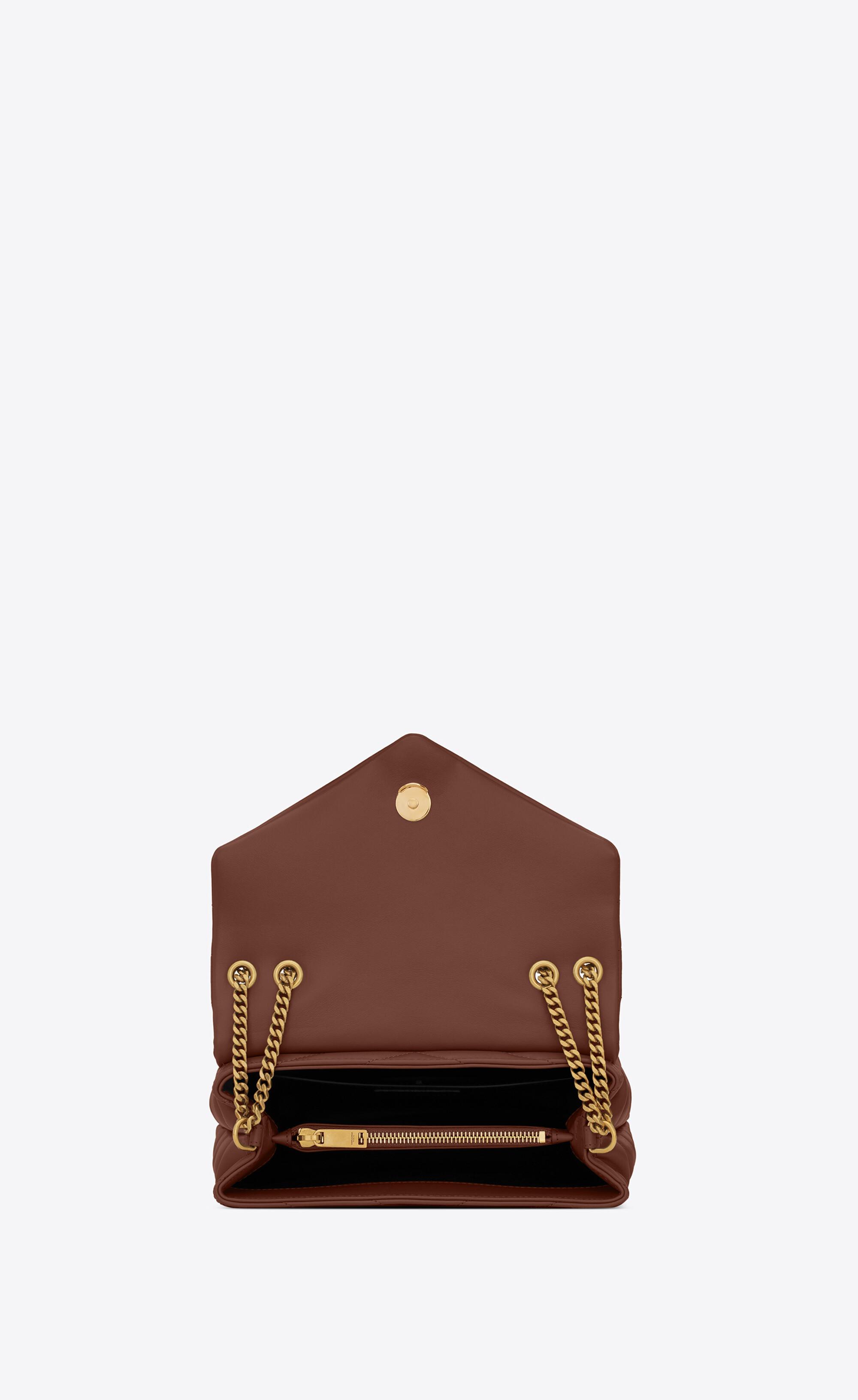 loulou small matelasse calfskin flap bolsa