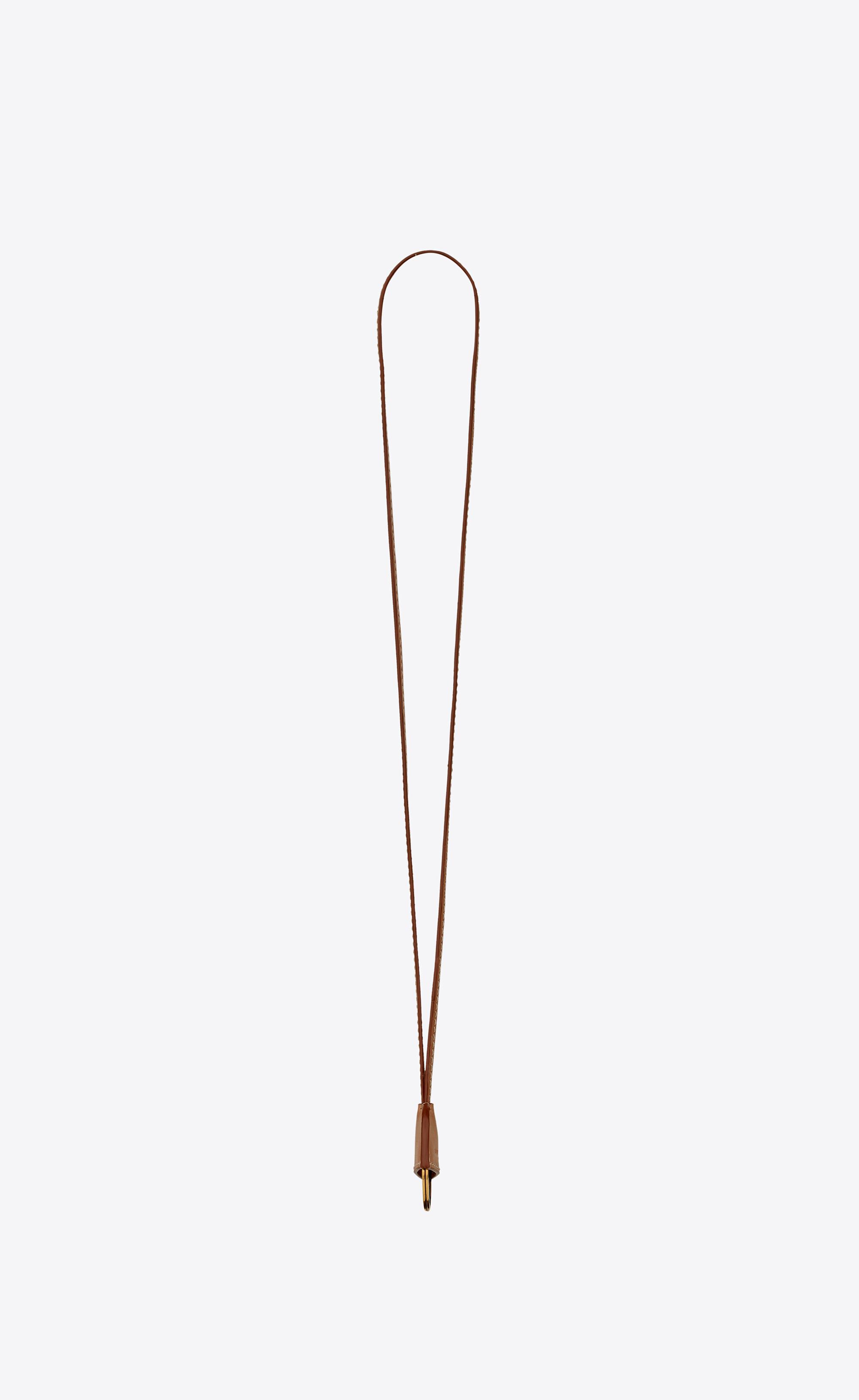 品質一番の SAINT LAURENT ラウンドキーリングネックレス