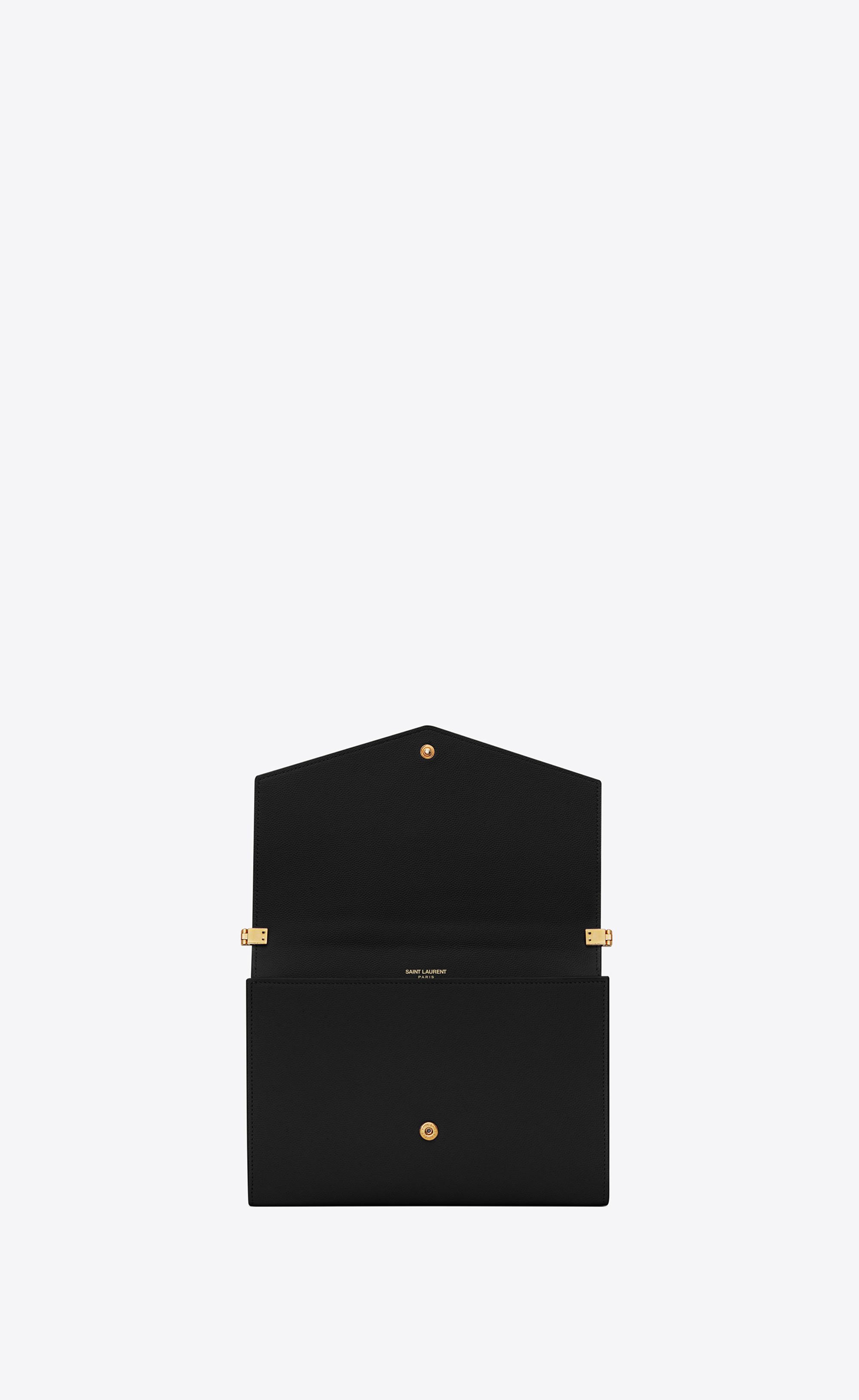Saint Laurent Uptown Mini Strap Bag in Black Lyst