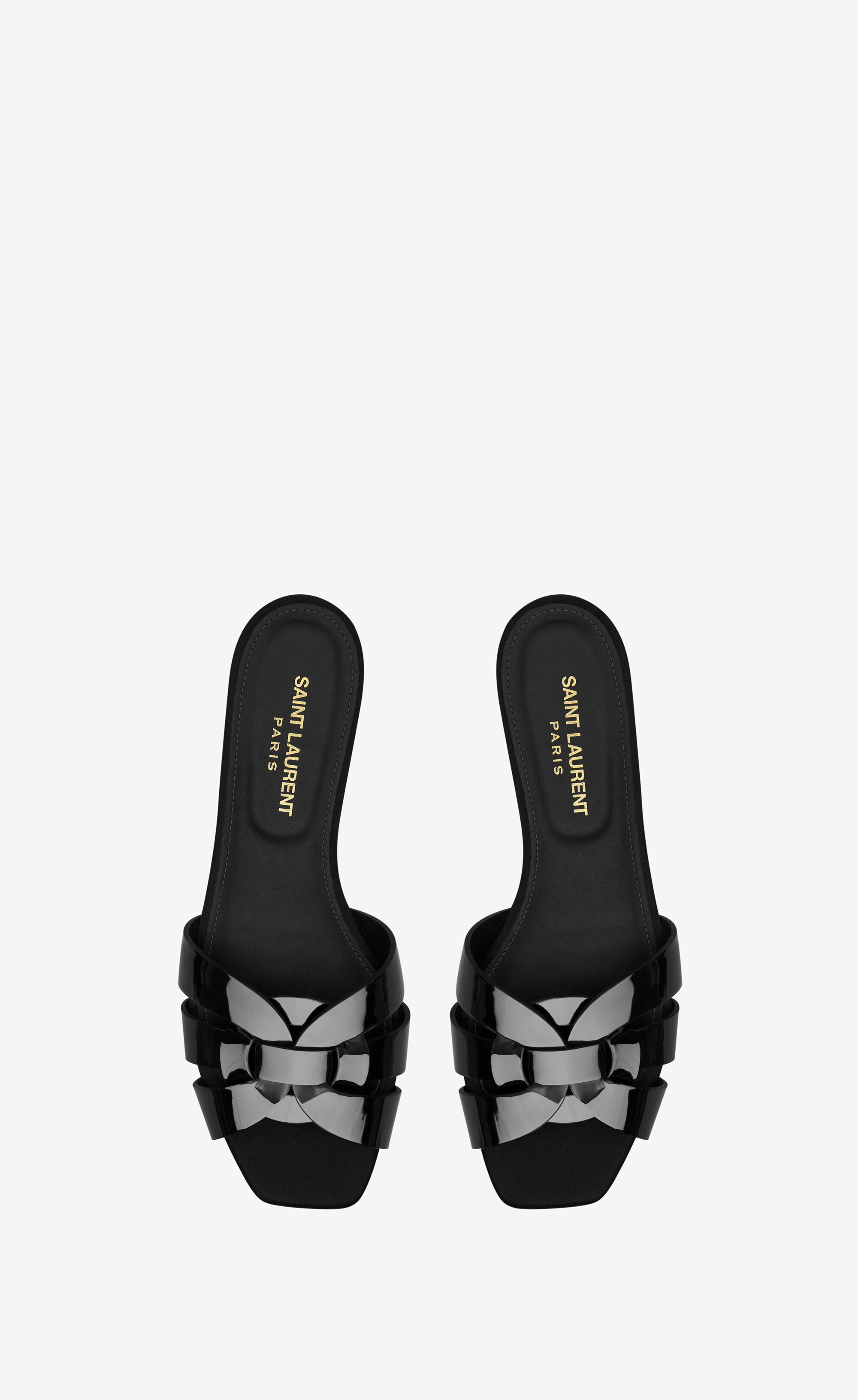 ysl flats black