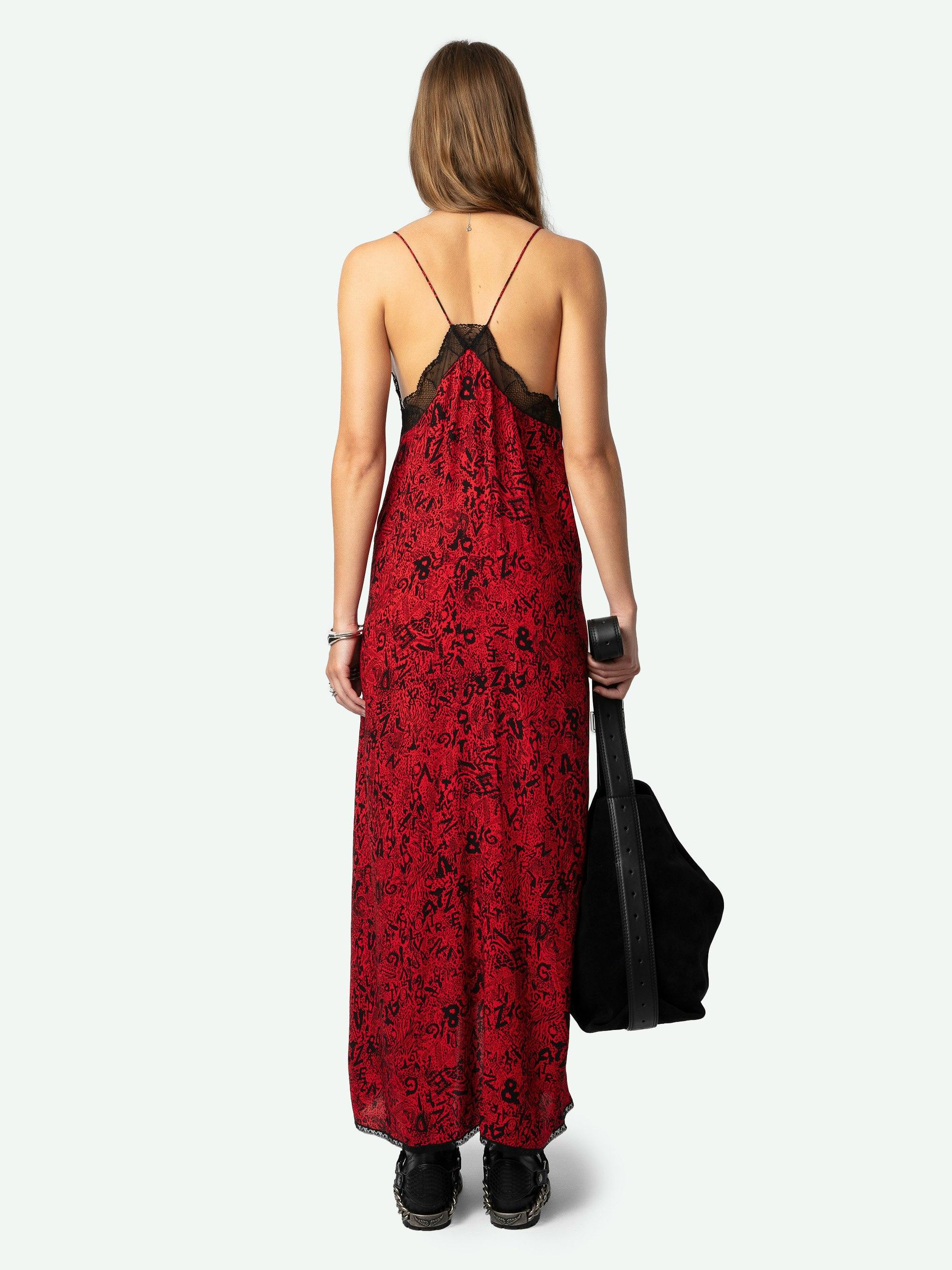 Robe Risty Zadig Et Voltaire Rouge ZADIG VOLTAIRE REMUS RED FLORAL