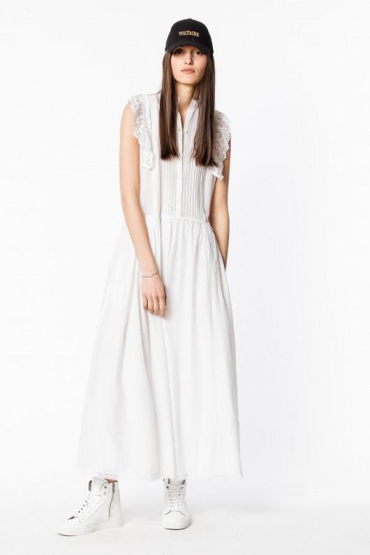 zadig et voltaire robe blanche