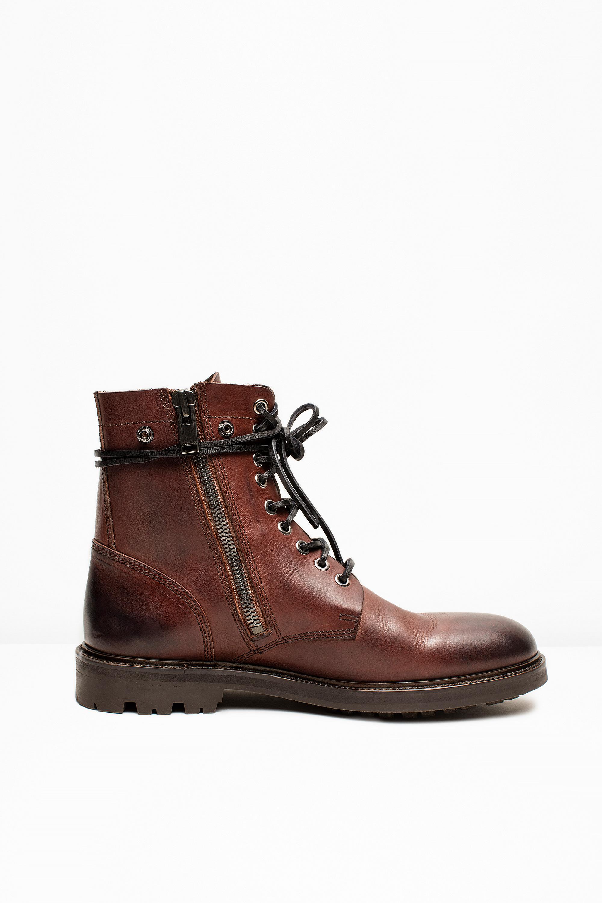 Zadig & Voltaire Jylf Raws Men's Boots in Brown for Men | Lyst