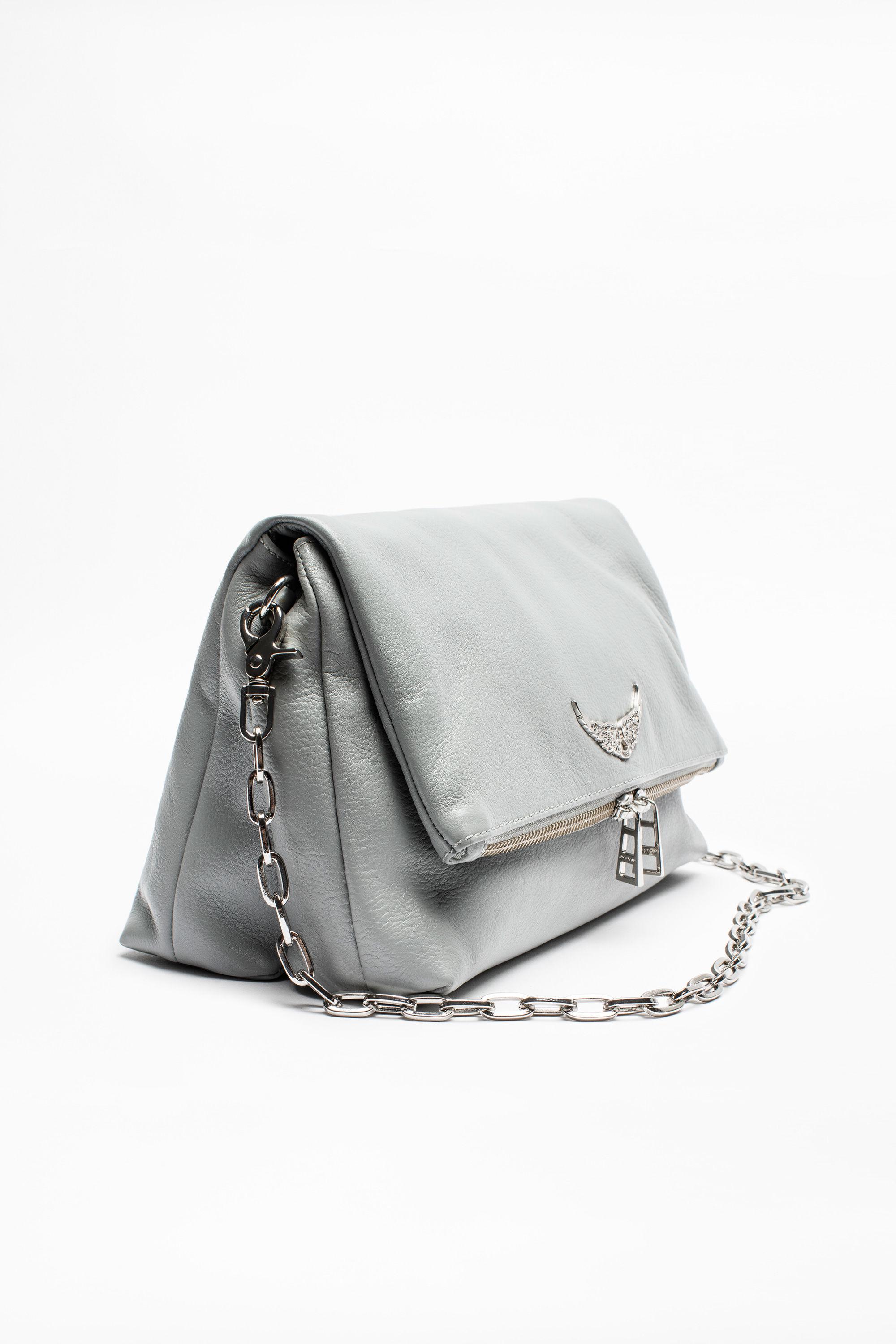 Zadig & Voltaire Leather Rocky Bag in Gray | Lyst