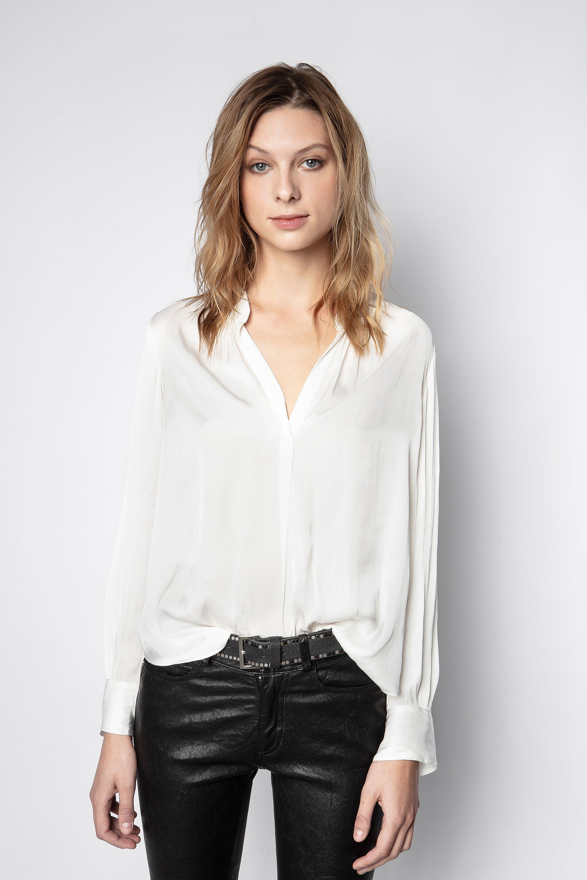 zadig & voltaire tink satin tunic