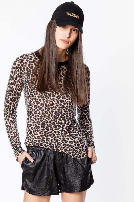 Pull miss print leo Zadig Voltaire en coloris Neutre Lyst