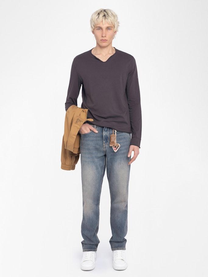 ZADIG & VOLTAIRE｜MONAS メンズ 長袖Tシャツ SETS7410H imgrc0199654969.jpg