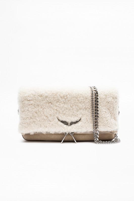 Pochette rock shearling en Cuir Zadig & Voltaire - Lyst