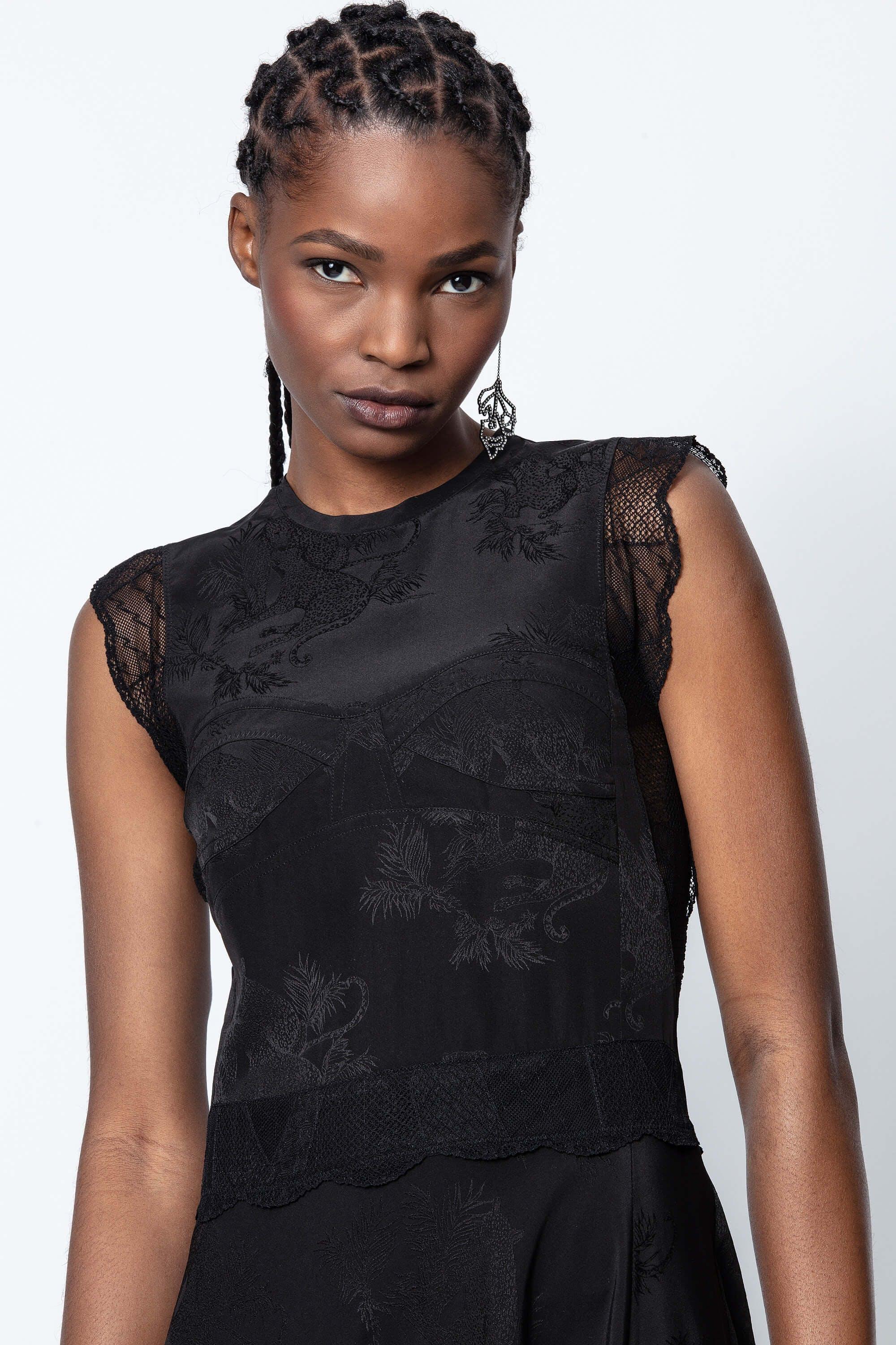 Zadig \u0026 Voltaire Silk Rage Jac Leo 