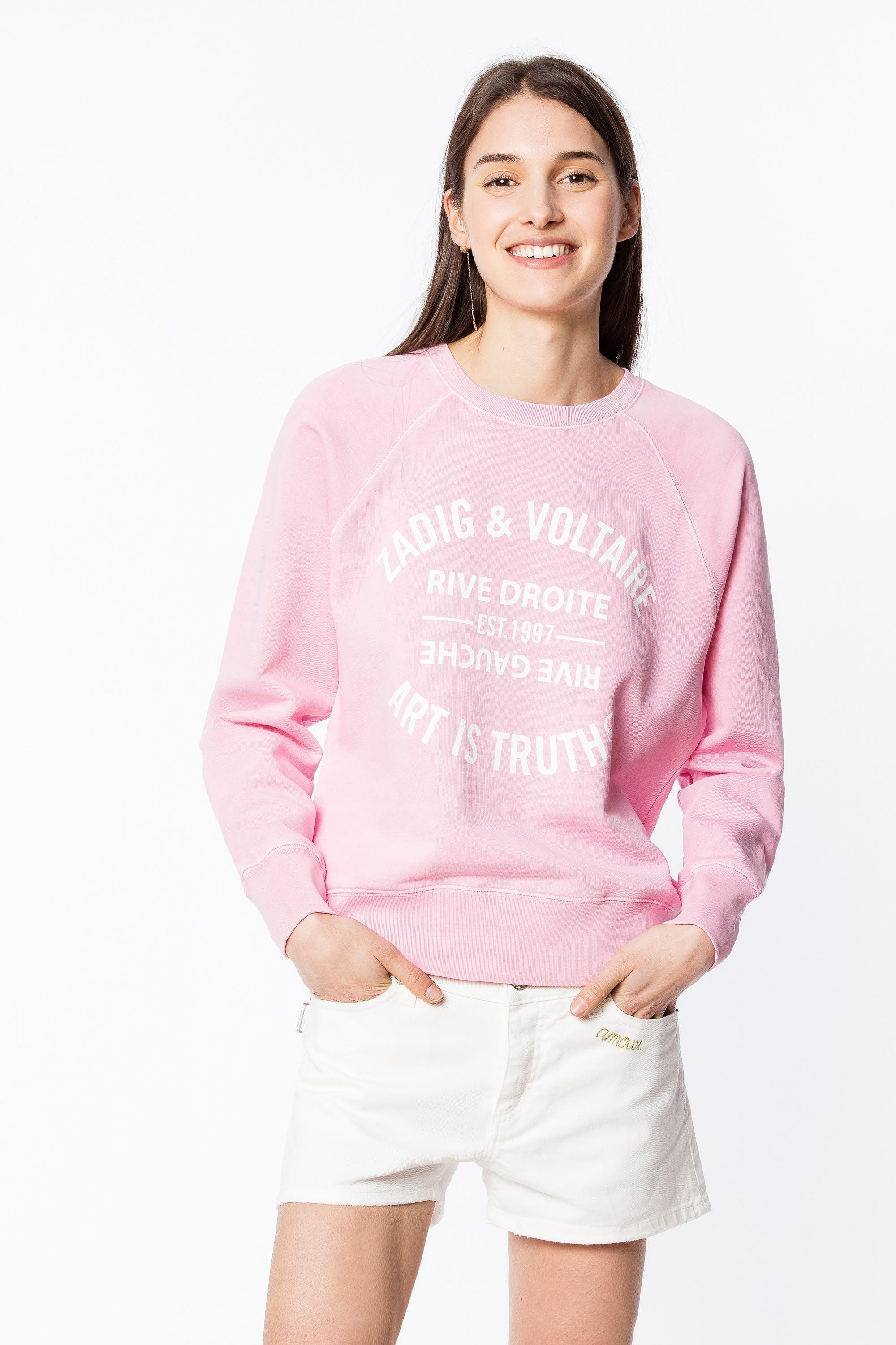 Zadig & Voltaire Sweatshirt Upper Blason in Pink | Lyst