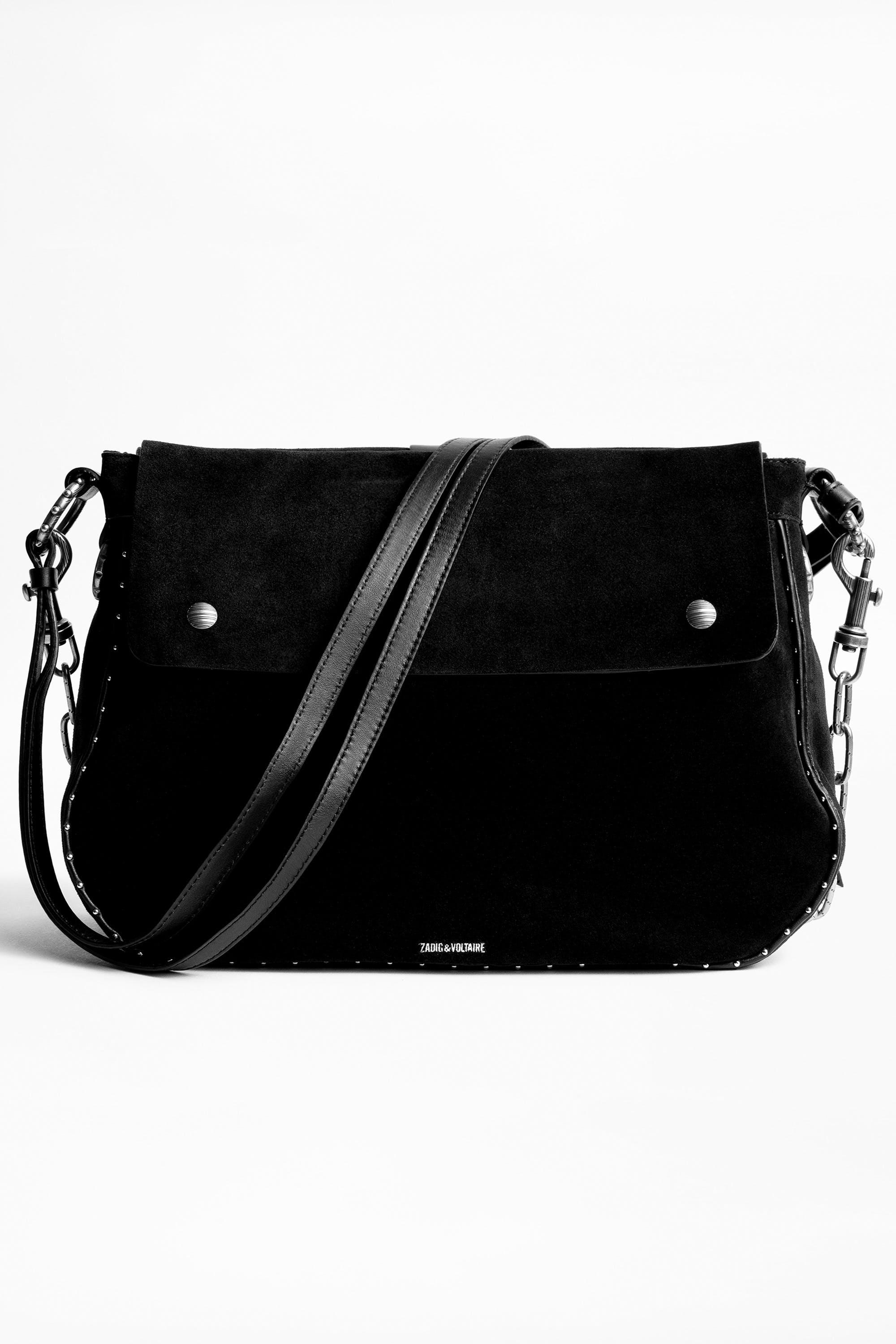 Zadig & Voltaire Kate Xl Suede Bag in Black Lyst