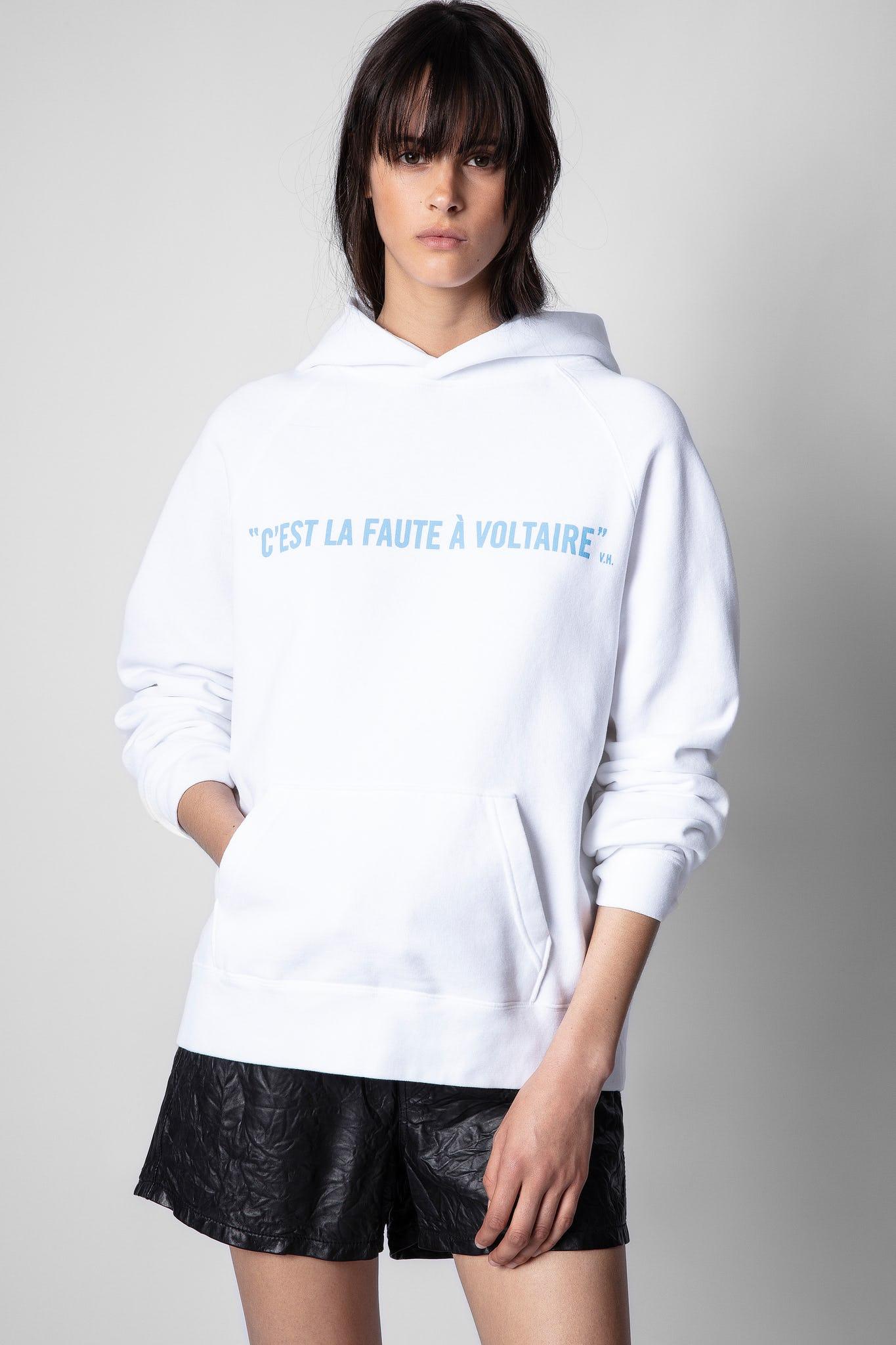 Sweatshirt georgy photoprint voltaire Zadig & Voltaire en coloris Blanc |  Lyst