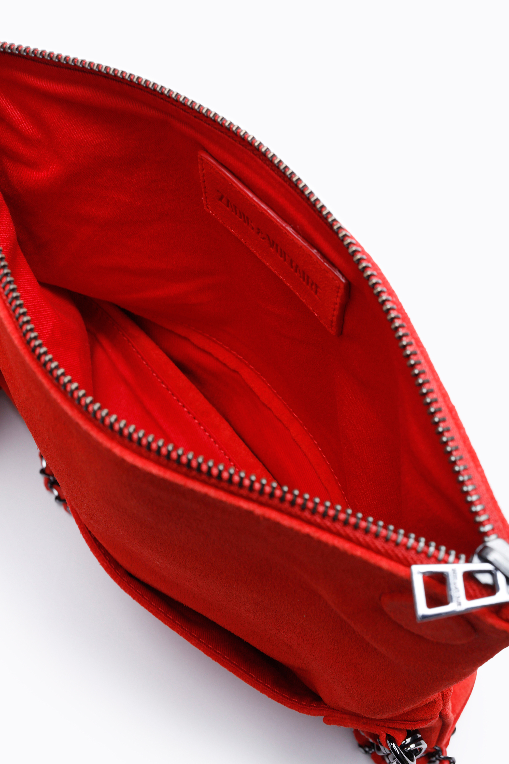 Surichinmoi diameter Lingvistik Zadig & Voltaire Rock Suede Bag in Red | Lyst