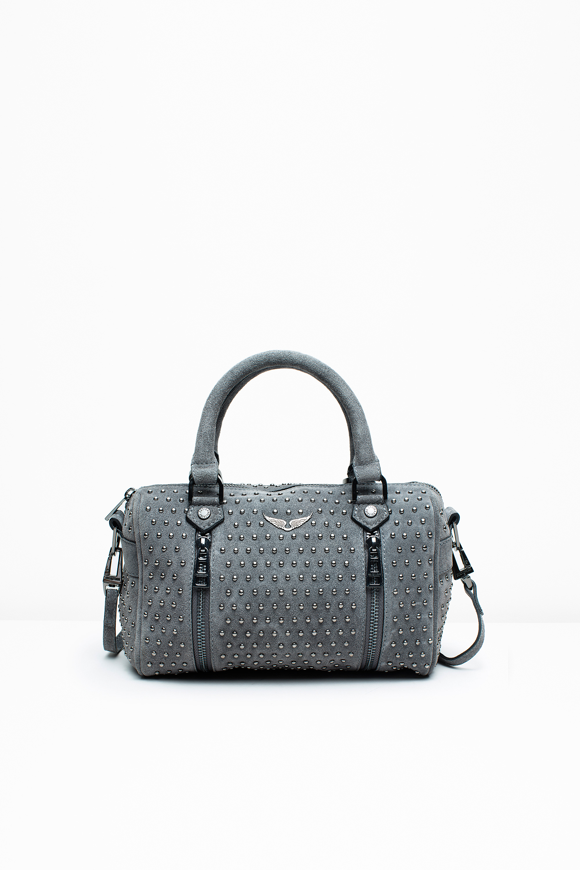 Zadig & Voltaire Xs Sunny Studs Suede Bag Lyst UK