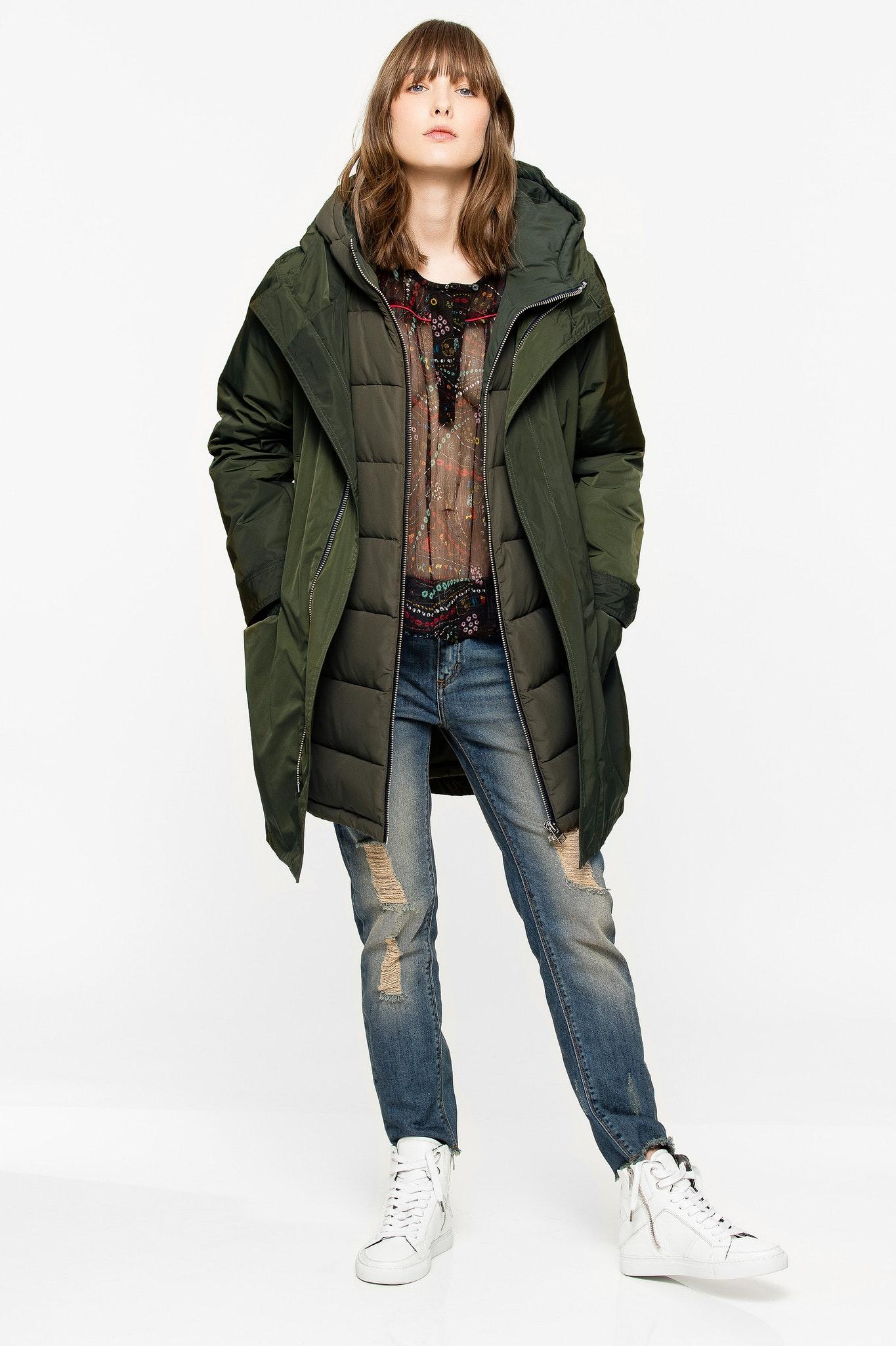 Zadig & Voltaire Karly Parka in Green | Lyst UK