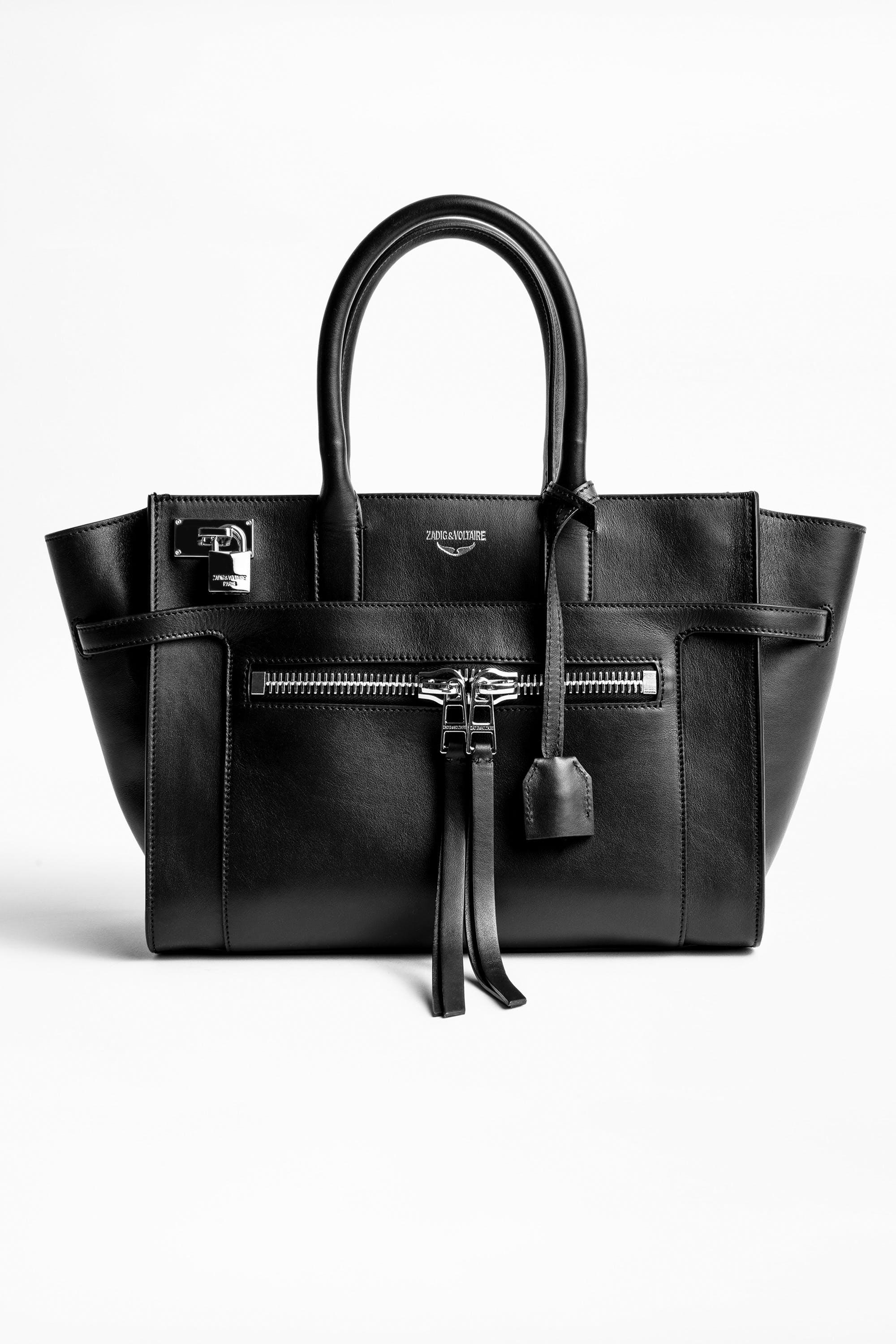 Zadig & Voltaire Candide Medium Zip Bag in Black | Lyst