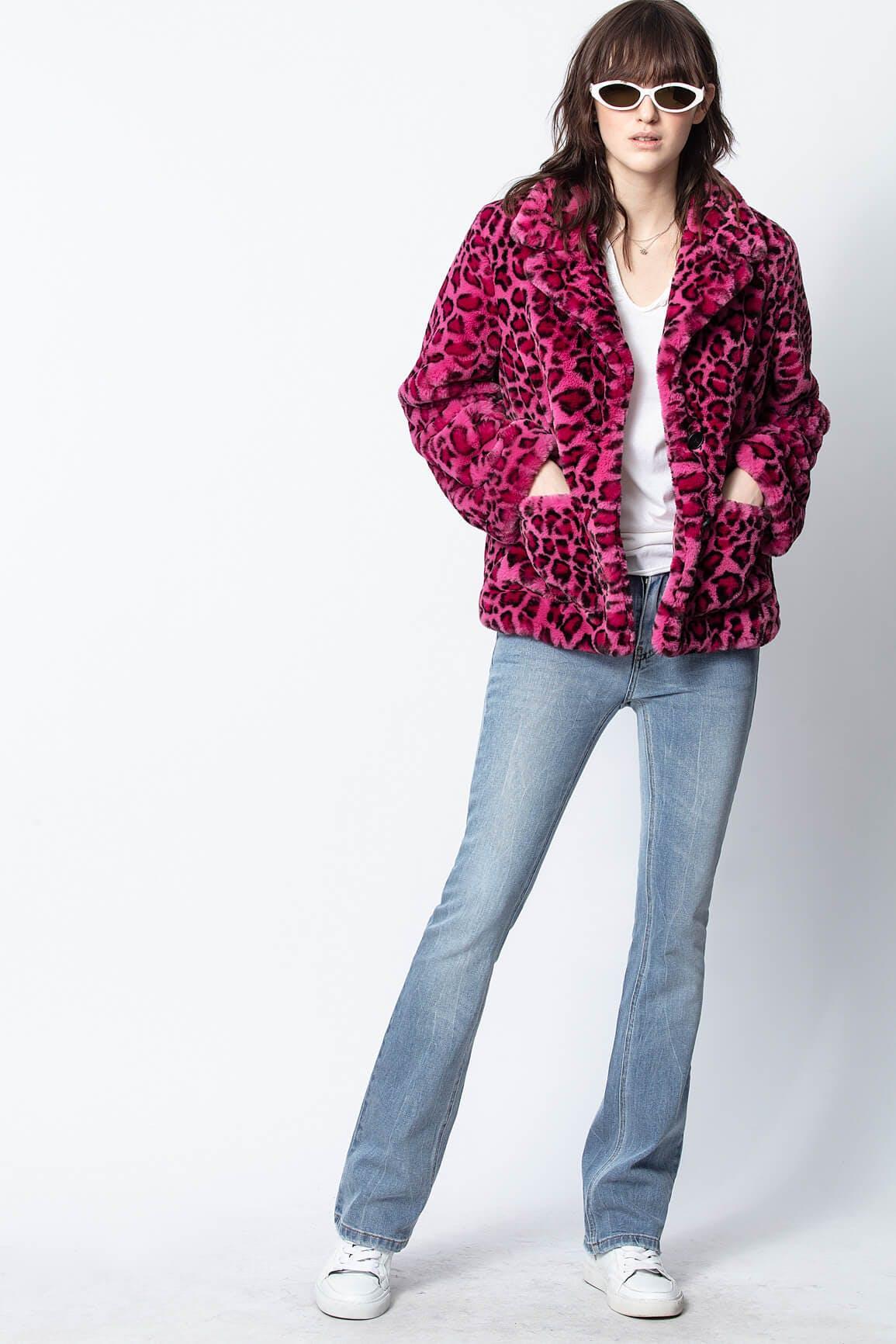 zadig and voltaire leopard jacket