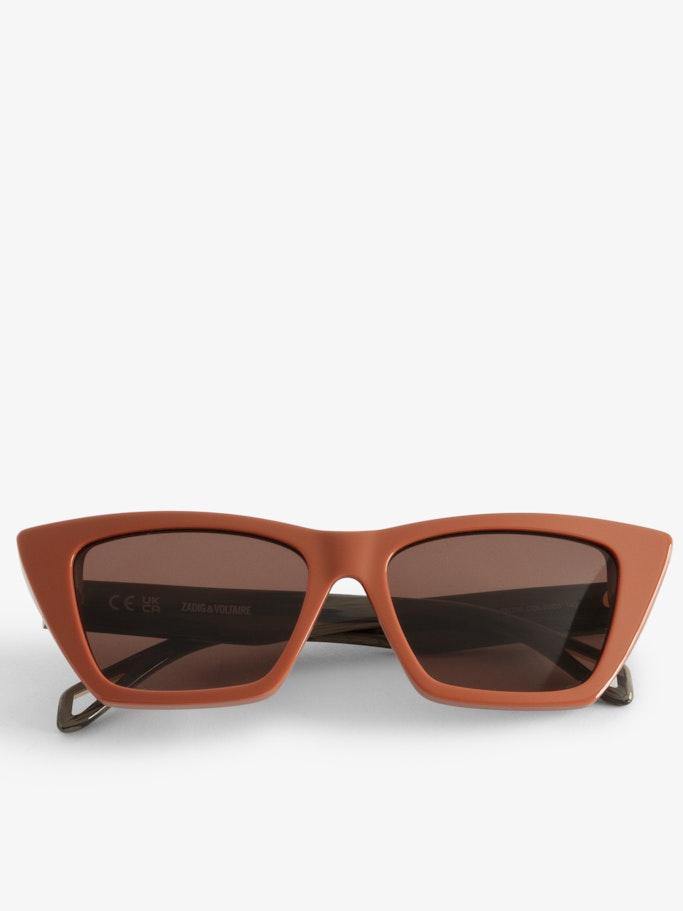 Gafas De Vista Zadig&Voltaire VZV400 - Color Rosso Opalino Lucido, Talla 53/20/140