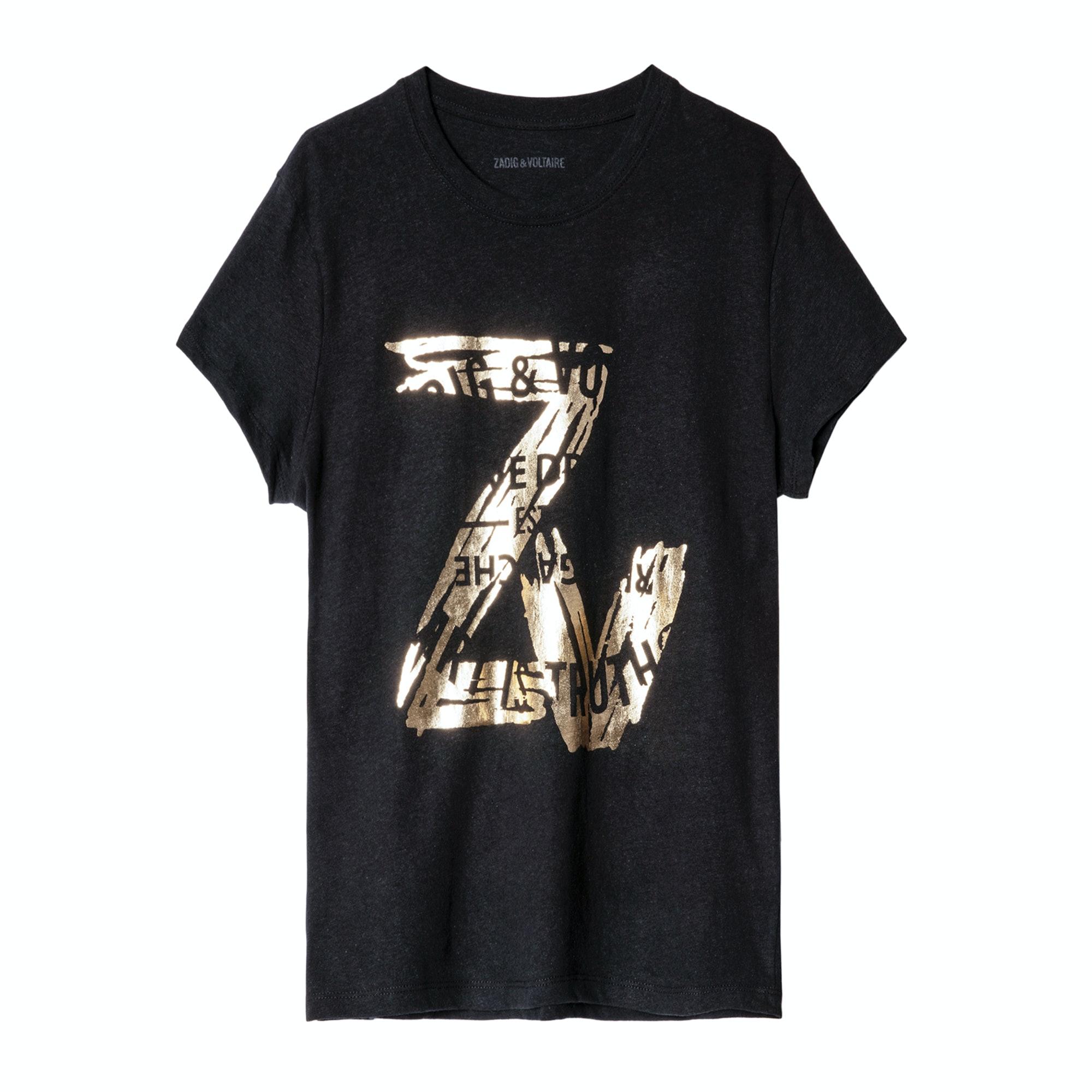 【関税込み】Walk Ico Blason Eco T-Shirt - Zadig & Voltaire - T-shirt WALK ICO BLASON Zadig&Voltaire | Regular Fit | color