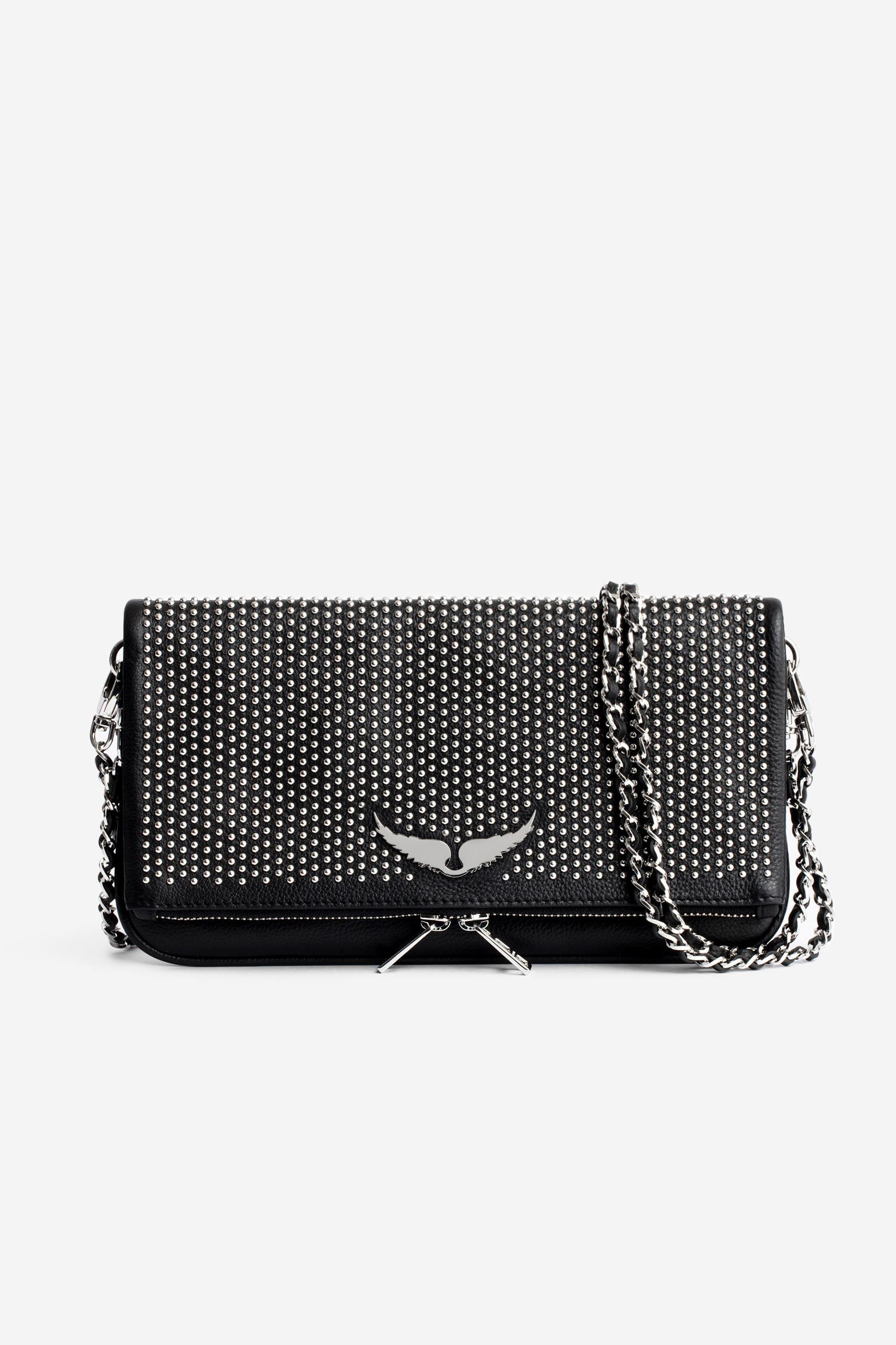 クラッチバッグ Rock Monogram Pouch - Zadig & Voltaire - Leather - Black Zadig & Voltaire Zadig&voltaire Rock Monogram Pouch In Black