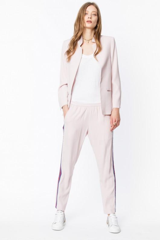 Veste volly band Satin Zadig & Voltaire en coloris Rose - Lyst