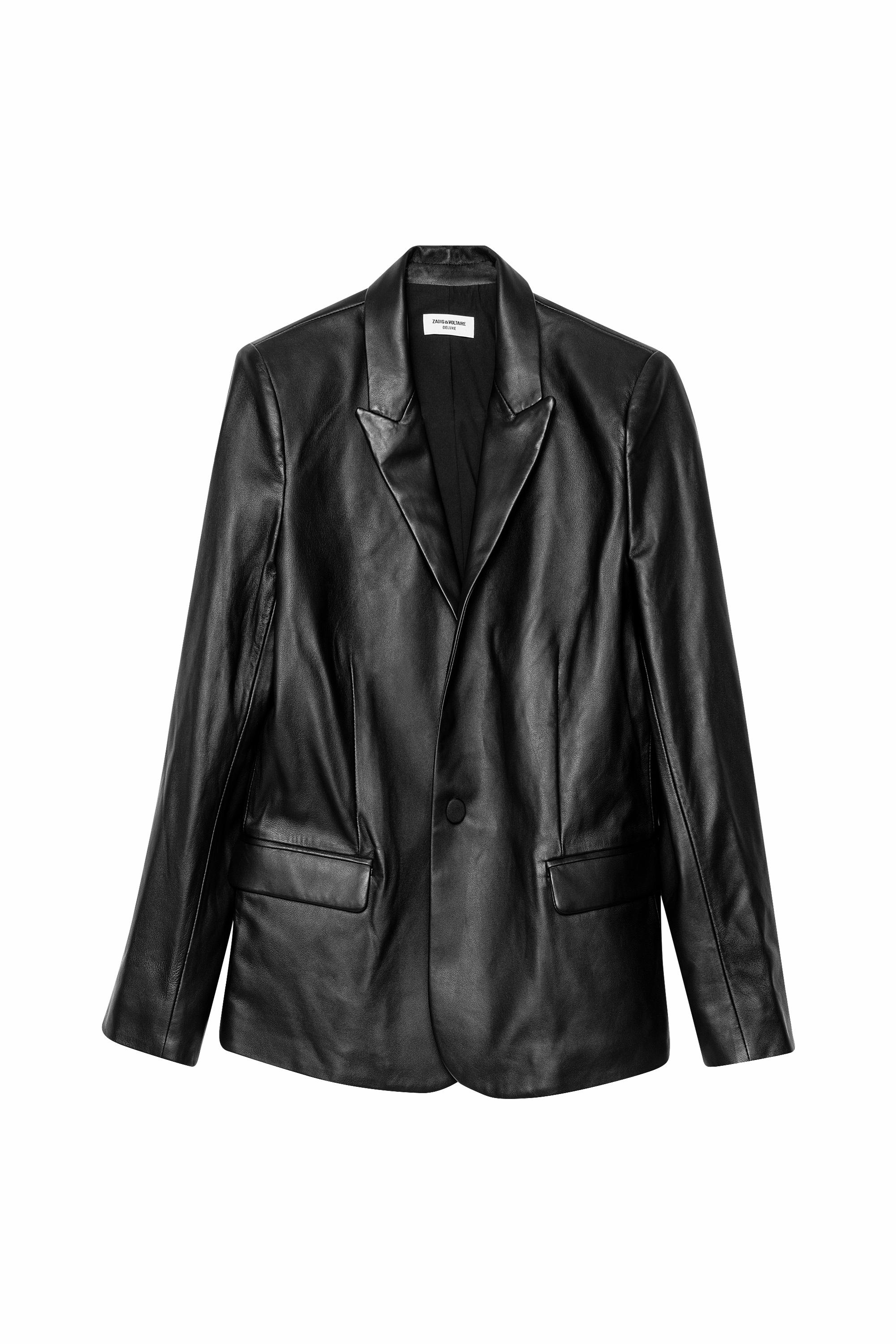 Zadig & Voltaire Leather Victor Deluxe Jacket in Black for Men - Lyst