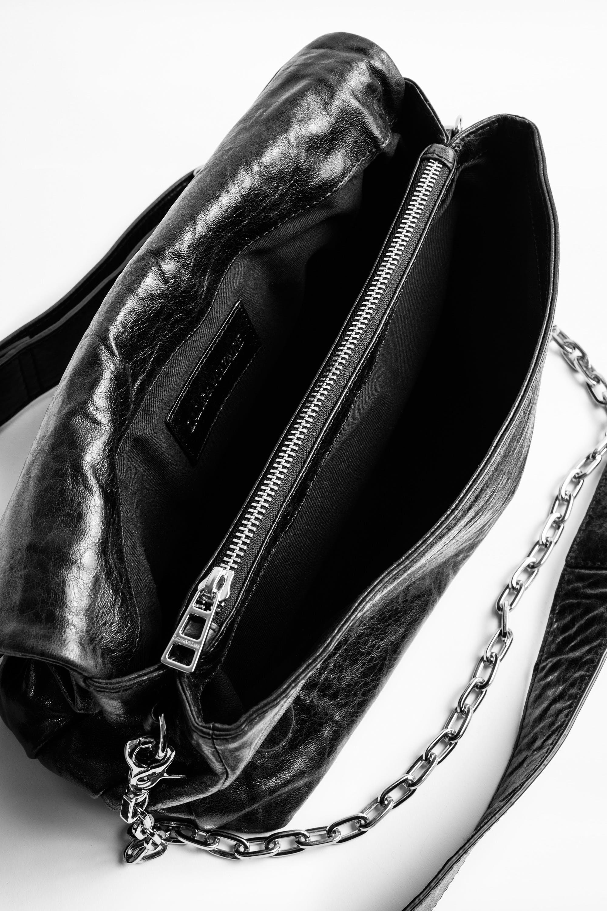 Zadig & Voltaire Leather Rocky Crush Bag in Black Lyst