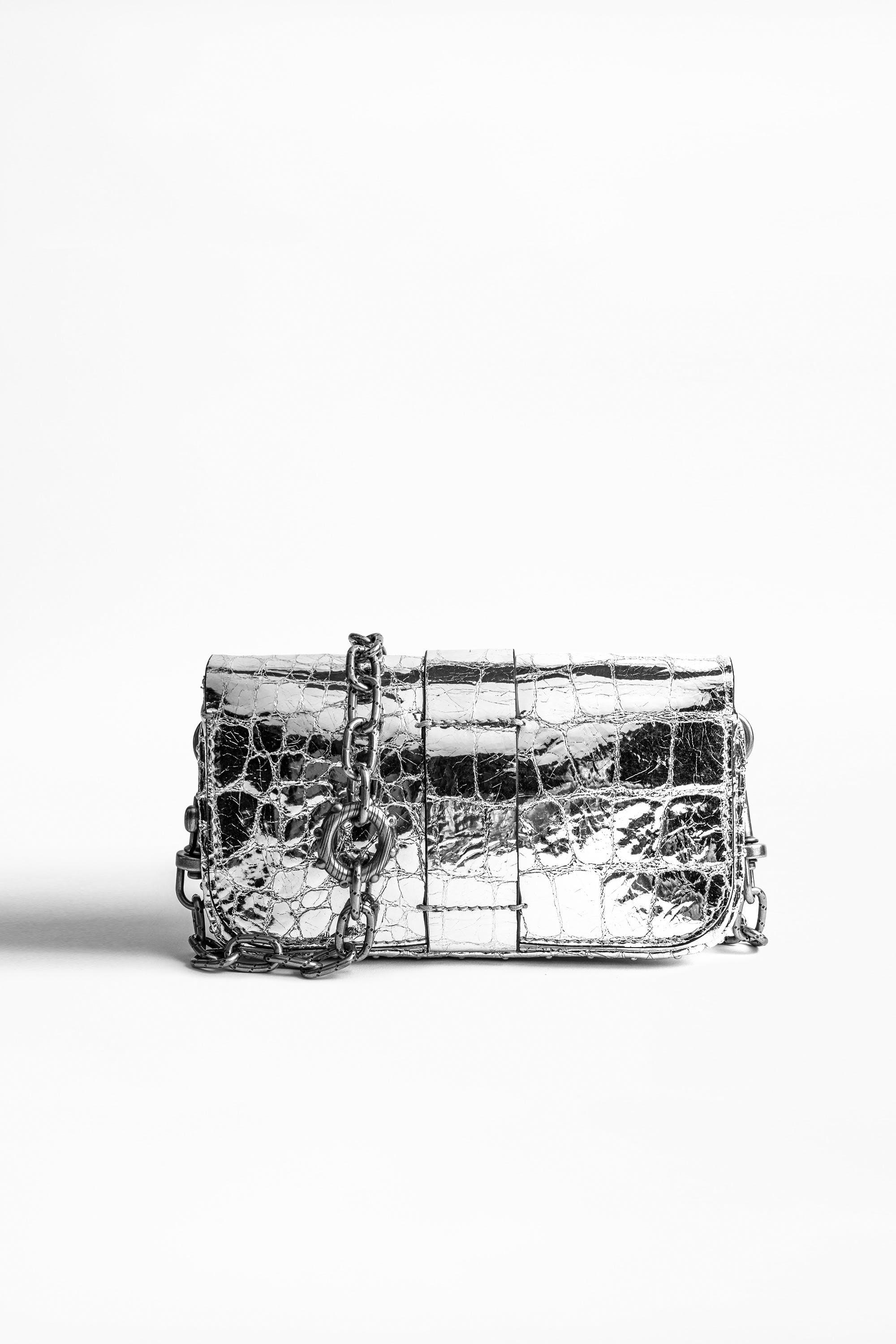 Zadig & Voltaire Kate Wallet Croco Bag in Metallic | Lyst