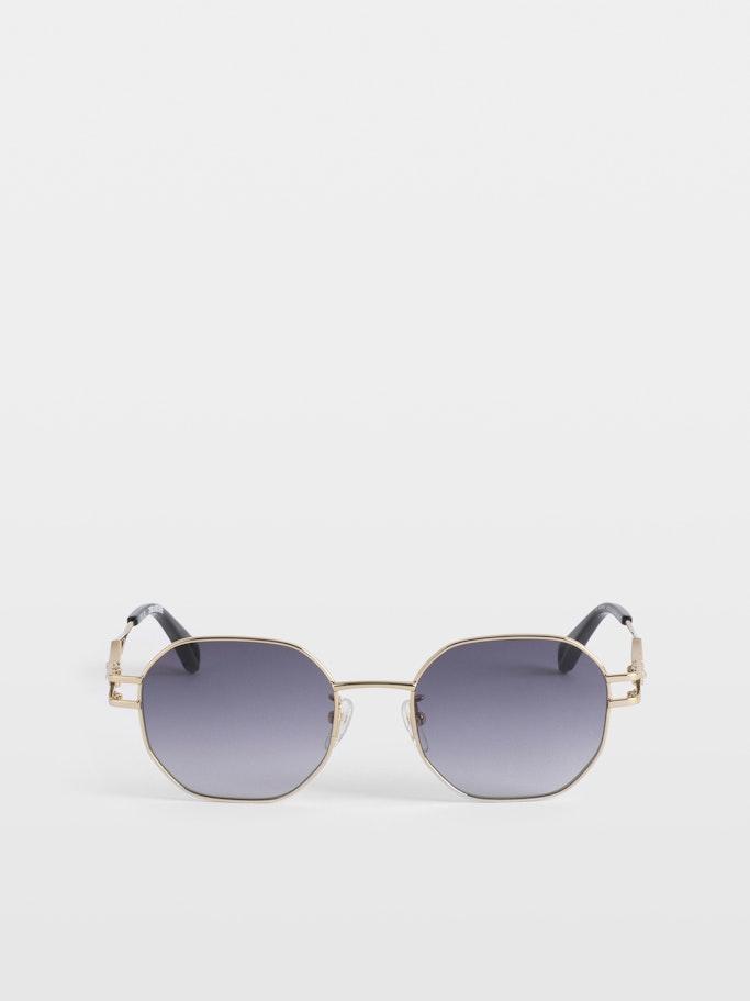 ZADIG & VOLTAIRE blue butterfly sunglasses NEW Zadig & Voltaire Violet Blue w Butterfly side detail rounded  main image 3