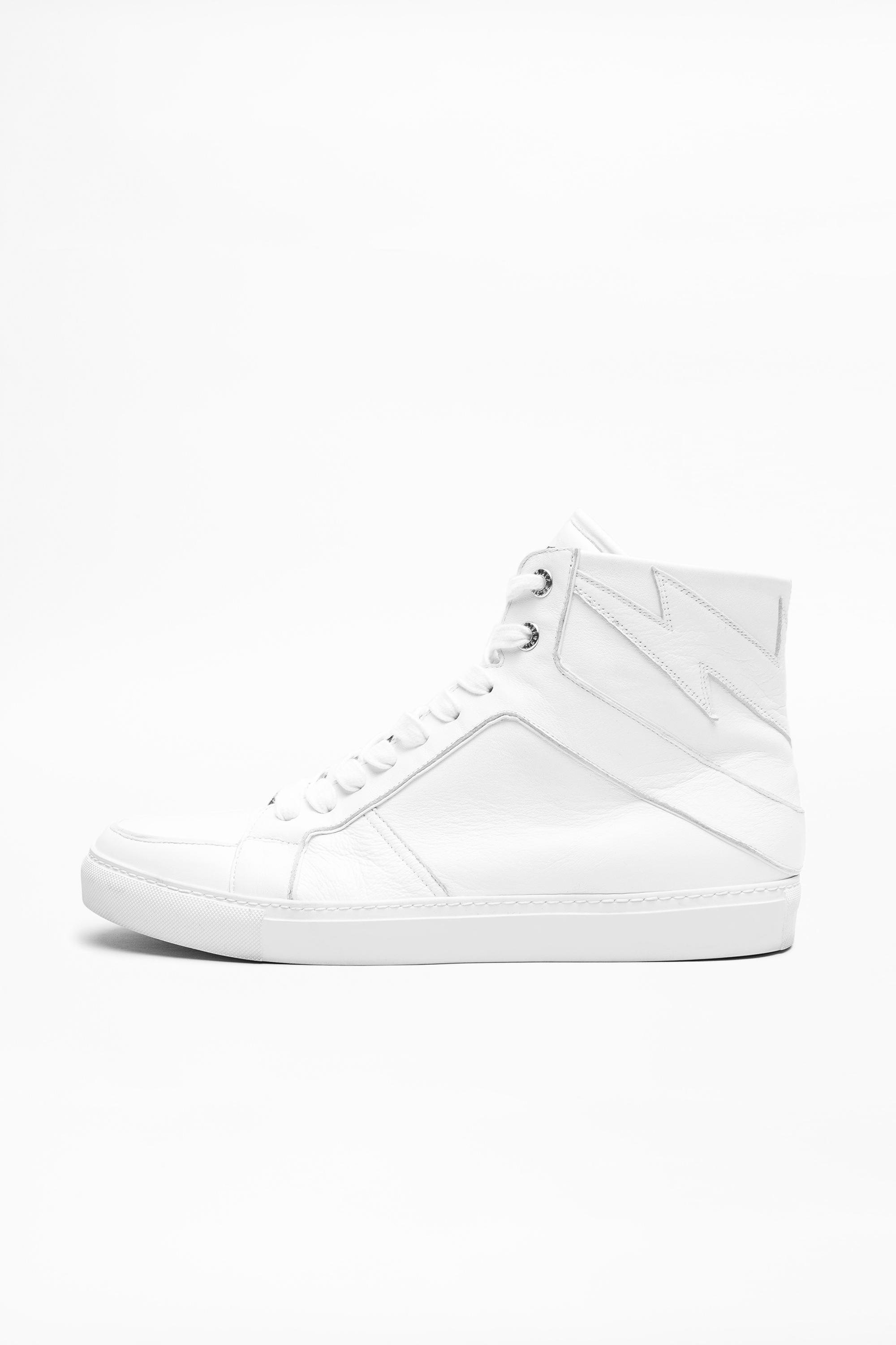 Zadig & Voltaire Leather Zv1747 High Flash Men Sneakers in White for ...