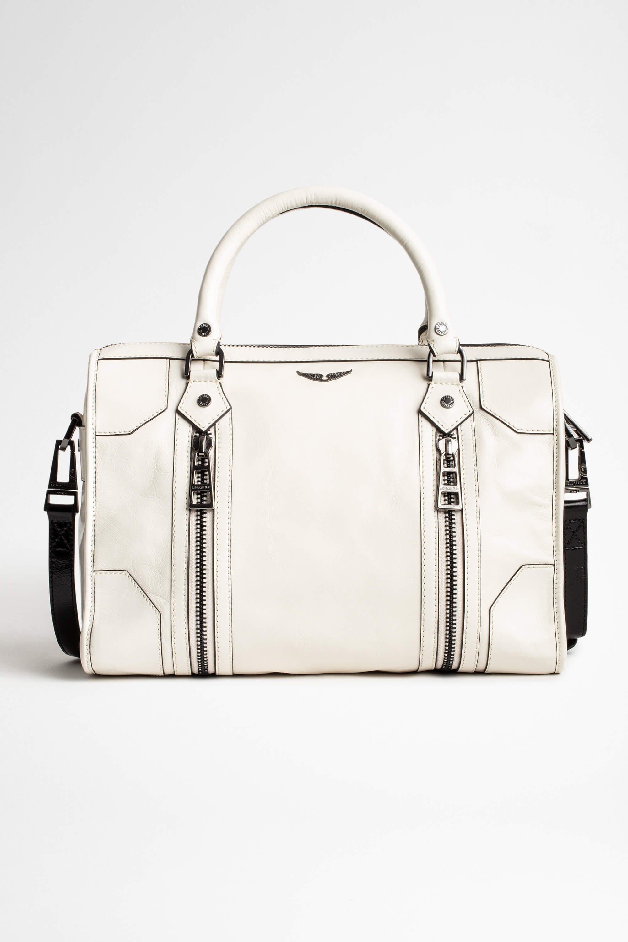 Zadig & Voltaire Leather Vintage Sunny Medium #2 Bag in White | Lyst