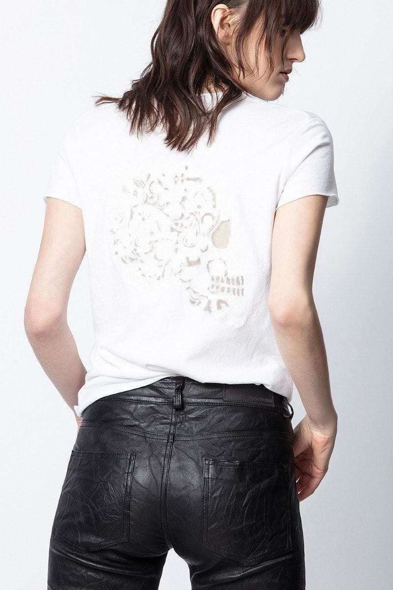 T-Shirt Story Fishnet Mandala Skull Zadig & Voltaire en coloris Blanc | Lyst