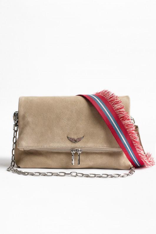 Zadig & Voltaire Rocky Bahia Suede Bag in Beige (Natural) Lyst UK