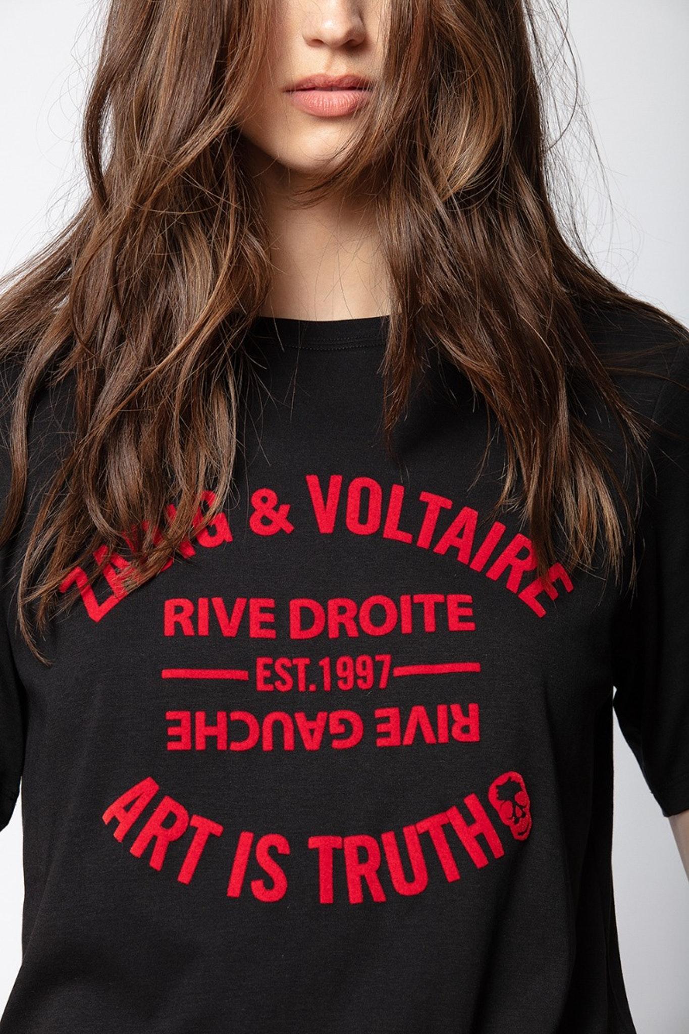 T-shirt Bella Blason Noir - Taille XS - Femme Zadig & Voltaire en coloris  Noir | Lyst