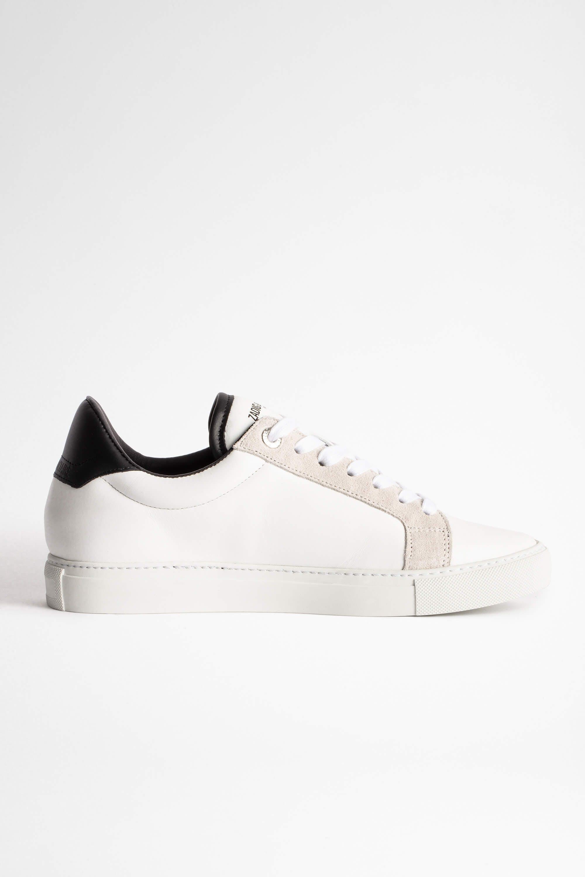 Zadig & Voltaire Zv1747 Heart Patch Sneakers in White | Lyst