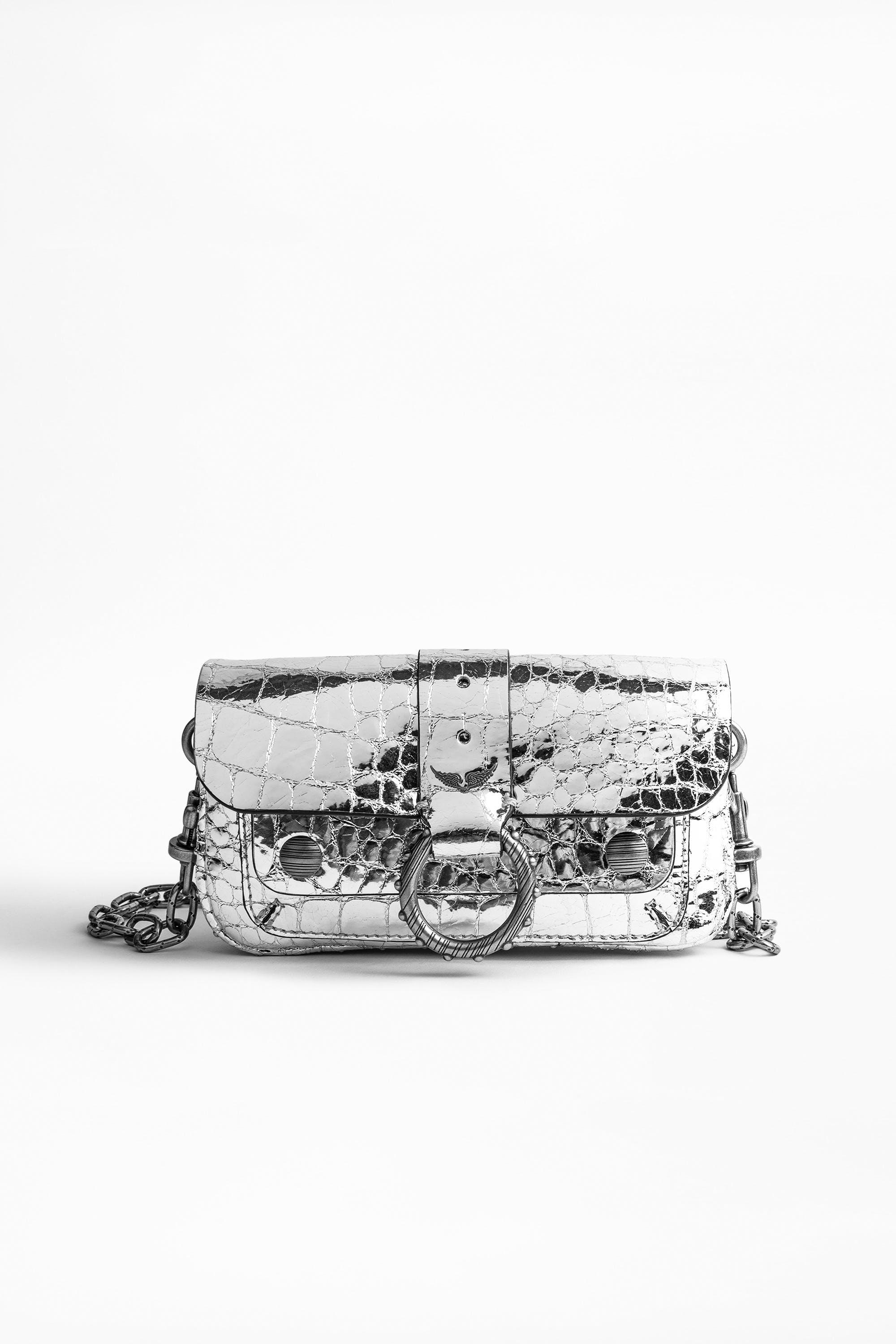 Zadig & Voltaire Kate Wallet Croco Bag in Metallic | Lyst
