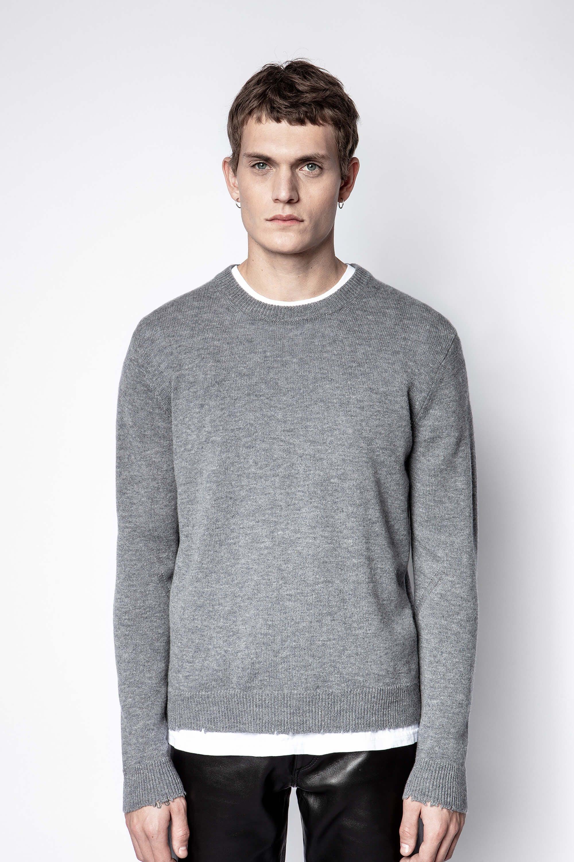 Zadig & Voltaire Liam Sweater in Grey (Gray) for Men - Lyst