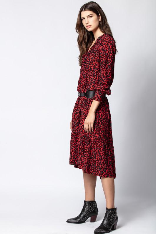 Robe rikota leo Zadig & Voltaire en coloris Rouge | Lyst