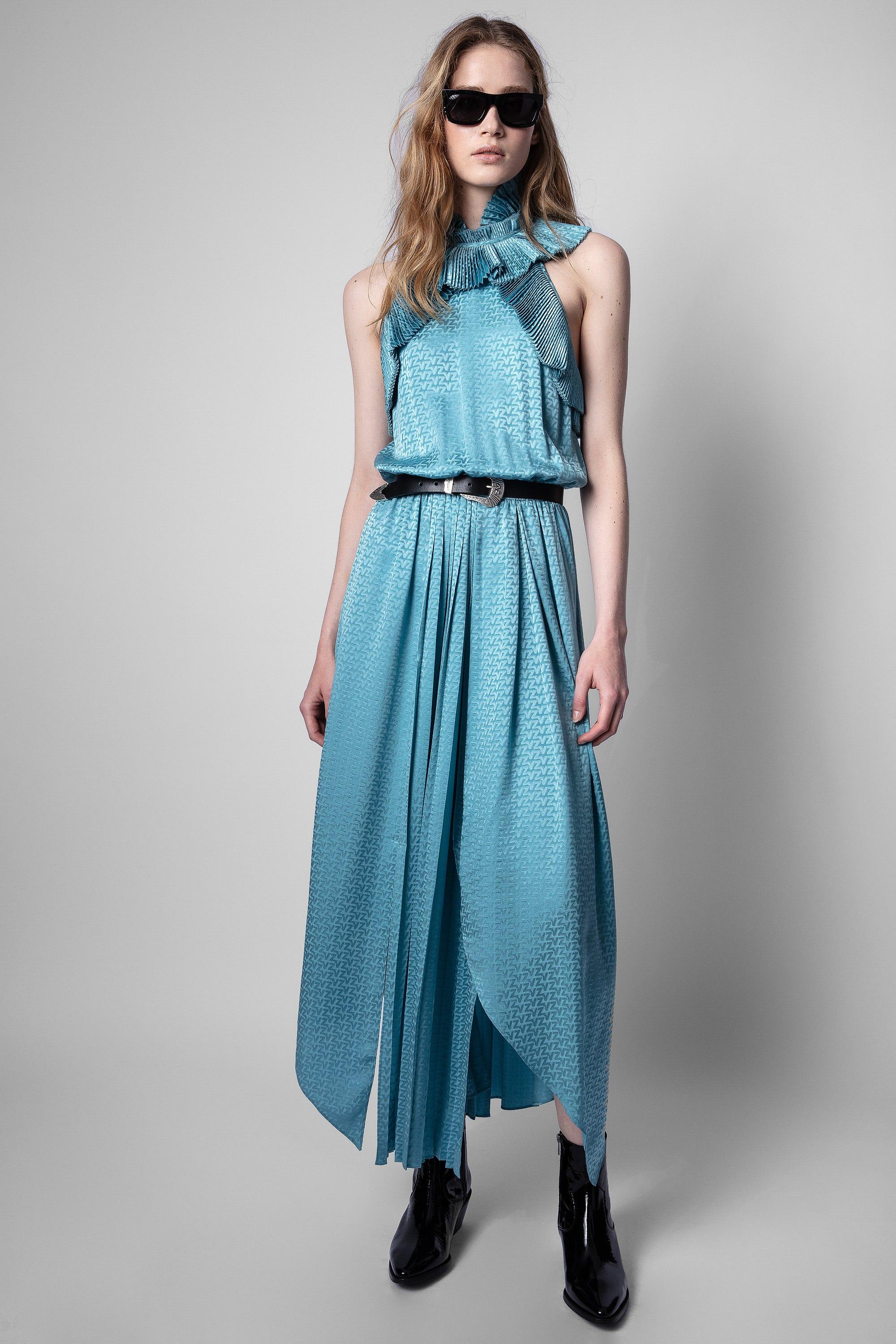 Vestido Seda Rimba Zadig & Voltaire de color Azul | Lyst
