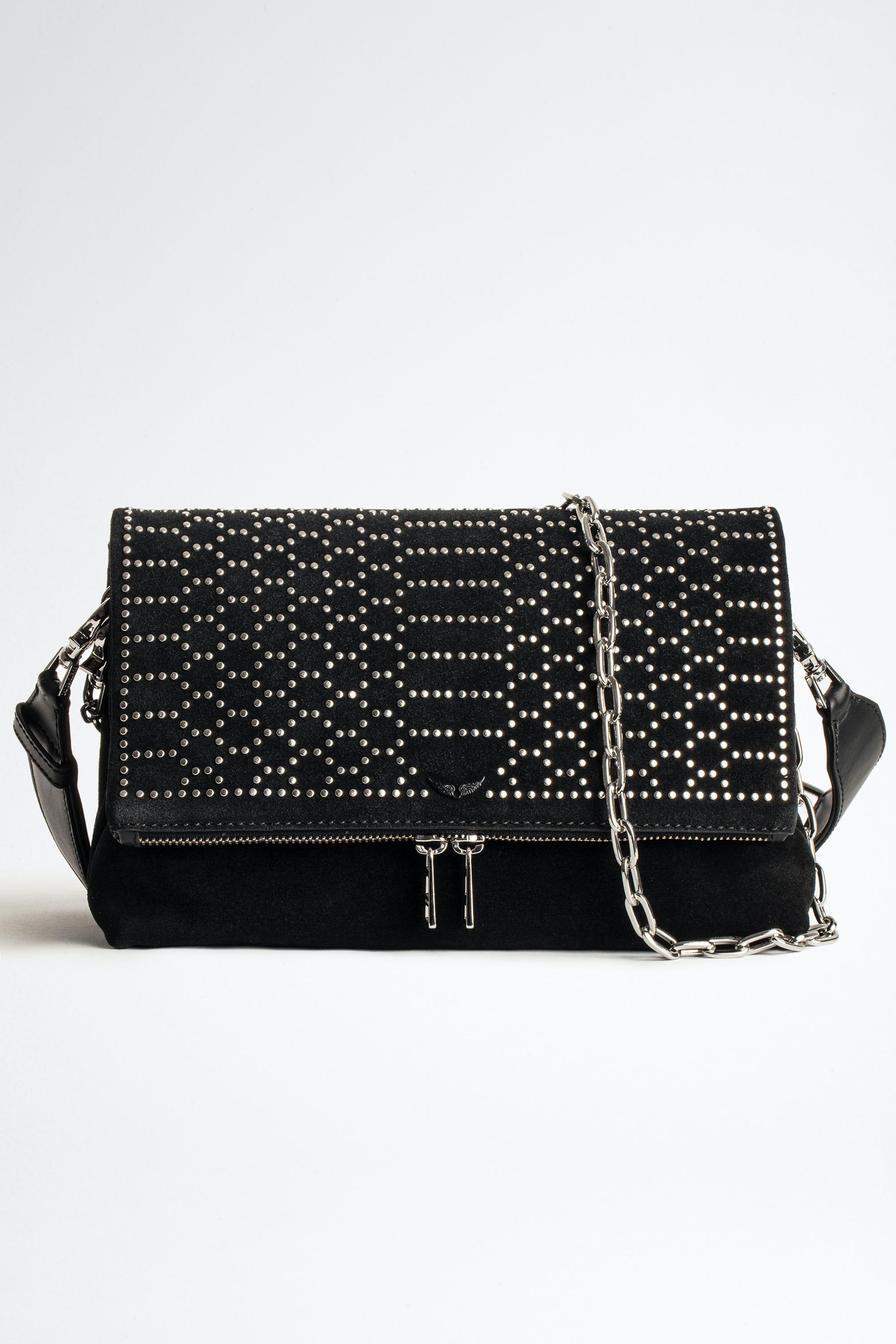 Sac rocky suede scale studs Zadig & Voltaire en coloris Noir | Lyst