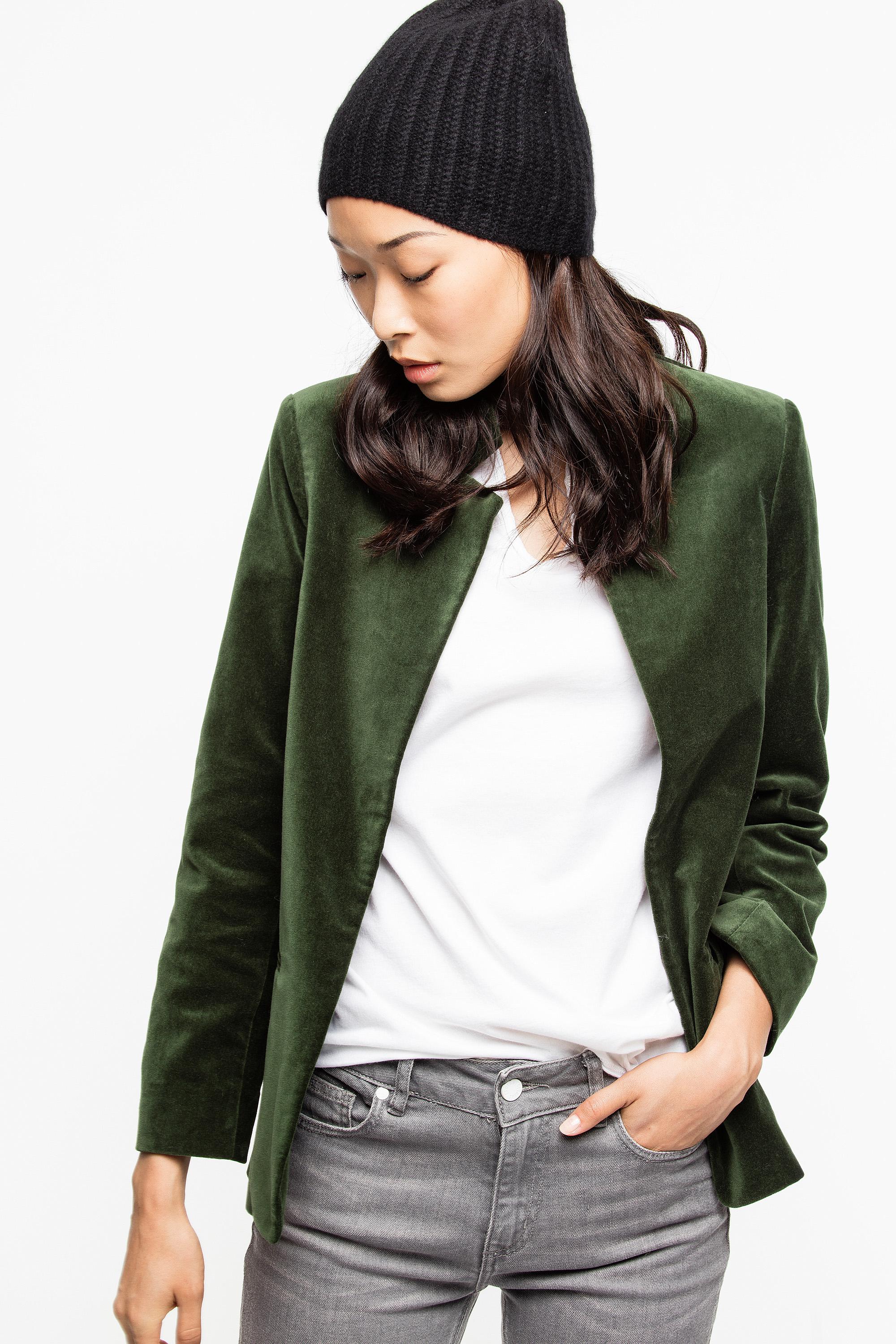 Veste Volly Velours En Velours Zadig Voltaire Lyst