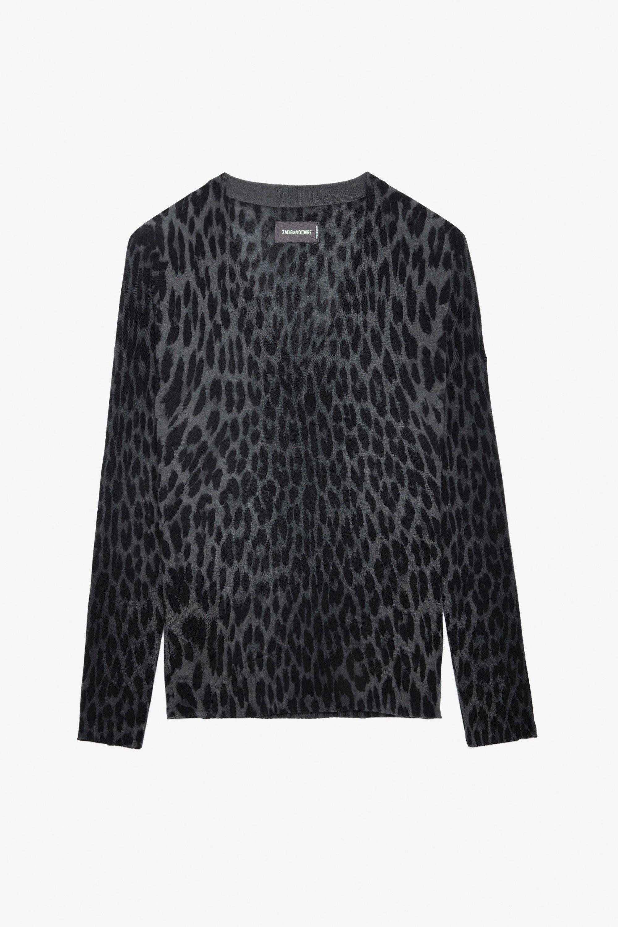 Pull Brumy Leopard Cachemire Zadig Voltaire en coloris Noir Lyst