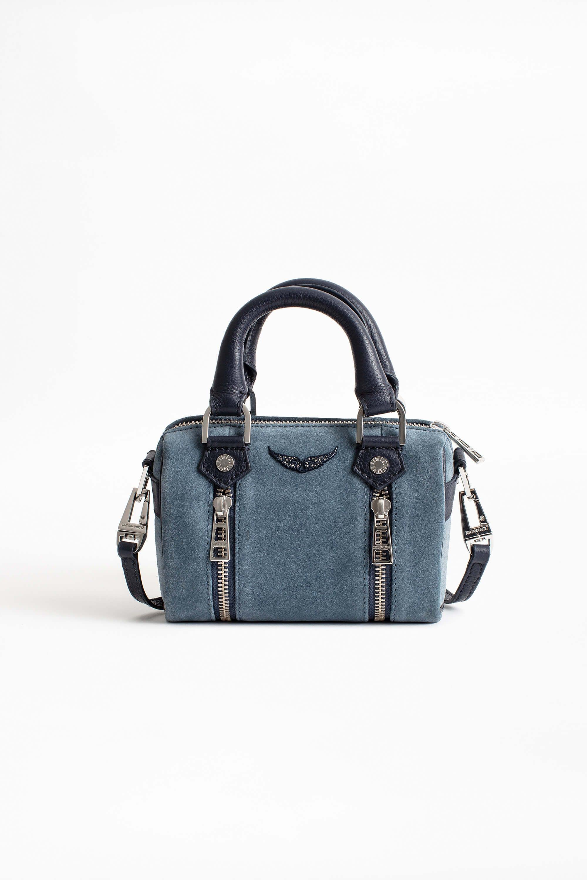 Zadig & Voltaire Sunny Nano Suede Bag in Blue Lyst