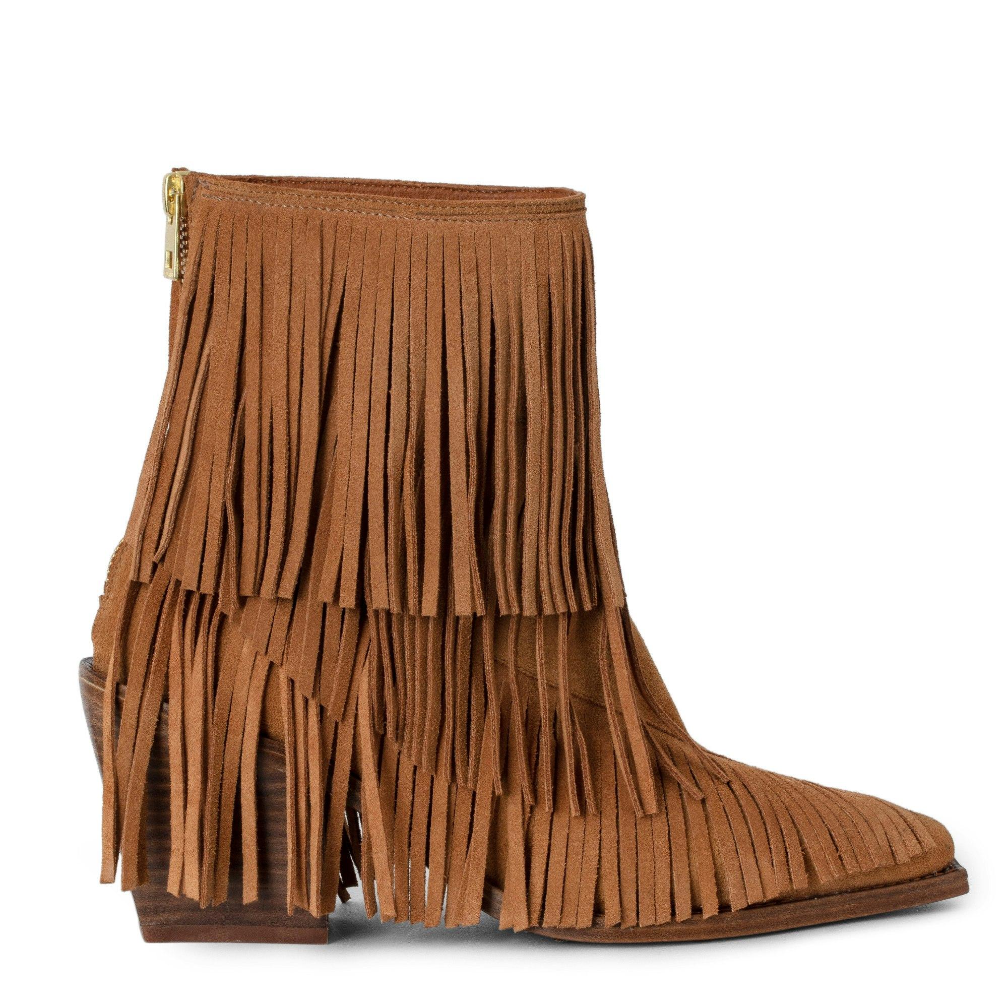 Zadig Voltaire Cara 70Mm Suede Boots in Brown Lyst UK