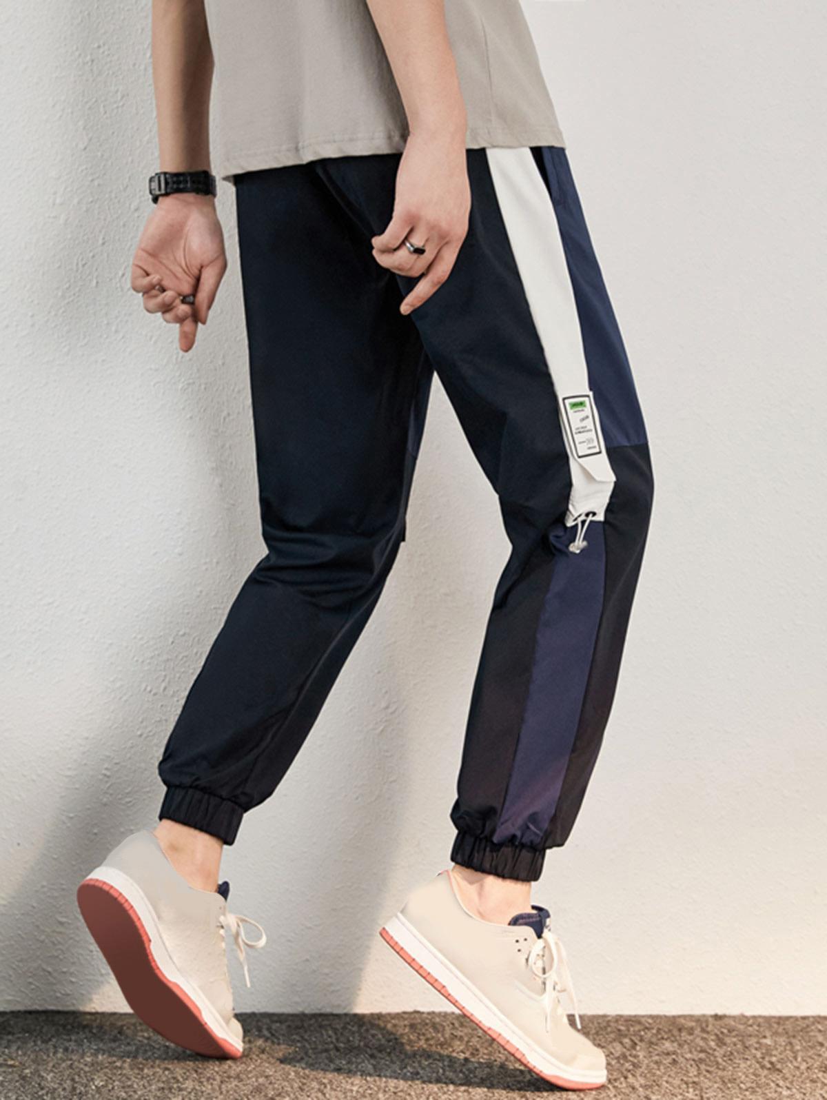 Zaful Synthetic Label Design Color Spliced Multi-pocket Sport joggers in  Dark Gray (Gray) for Men | Lyst