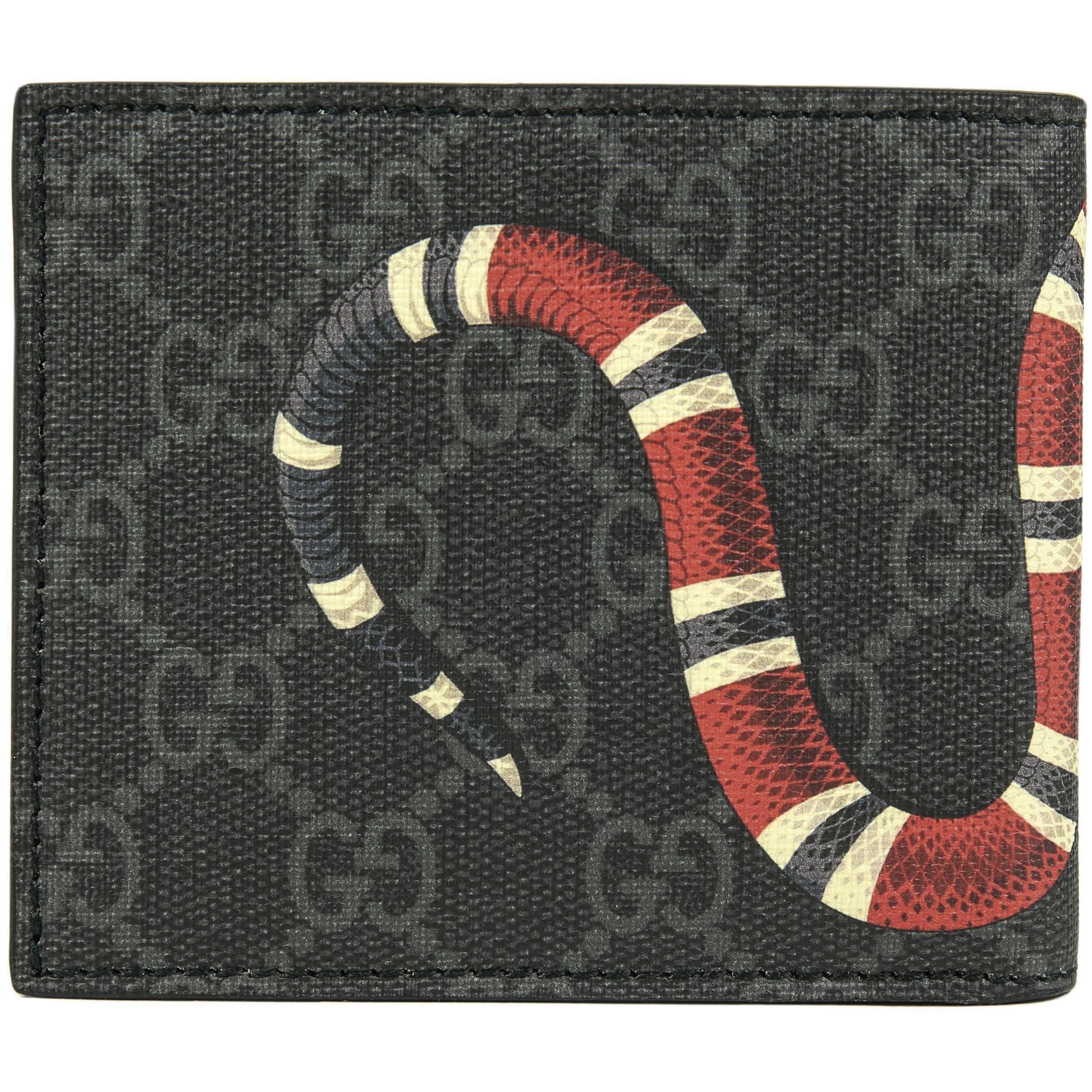 gucci kingsnake supreme wallet