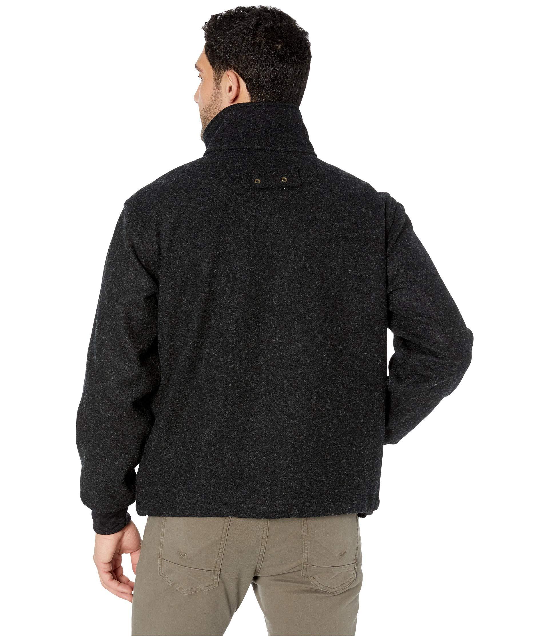 Filson Mackinaw Wool Field Jacket in Charcoal (Gray) for Men - Lyst