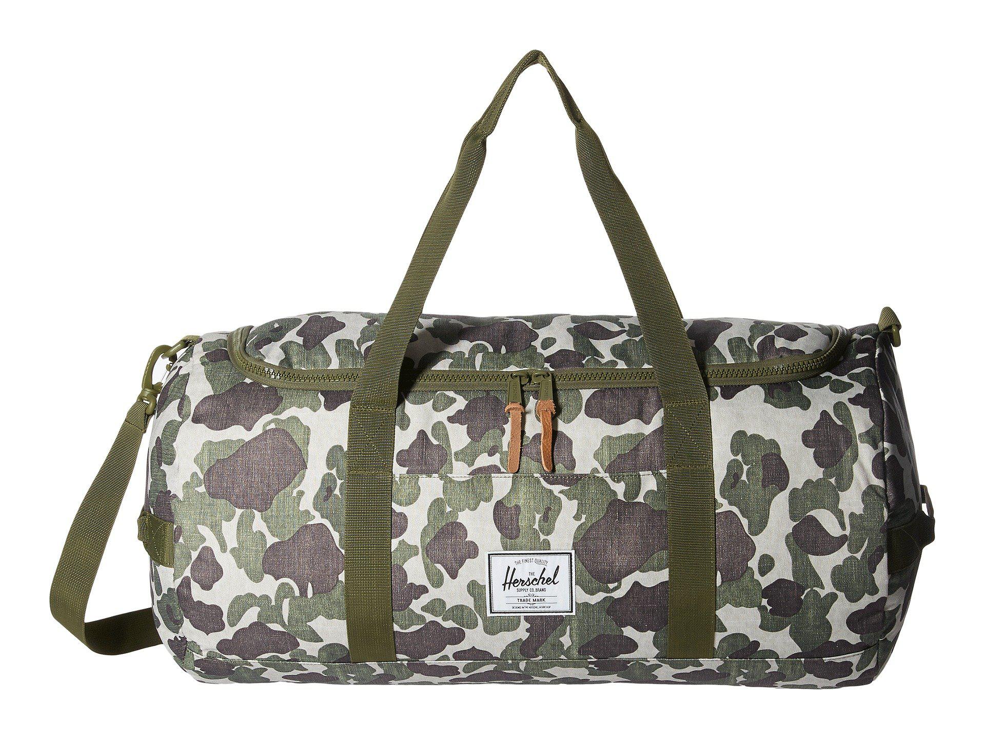 herschel camo duffle
