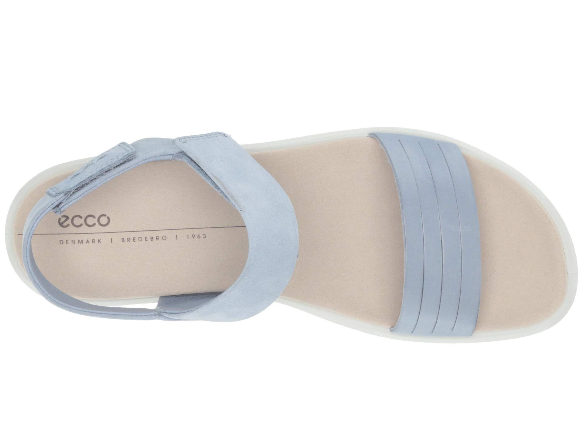 Ecco Leather Flowt Strap Sandal in Dusty Blue/Dusty Blue (Blue) - Save 12%  - Lyst